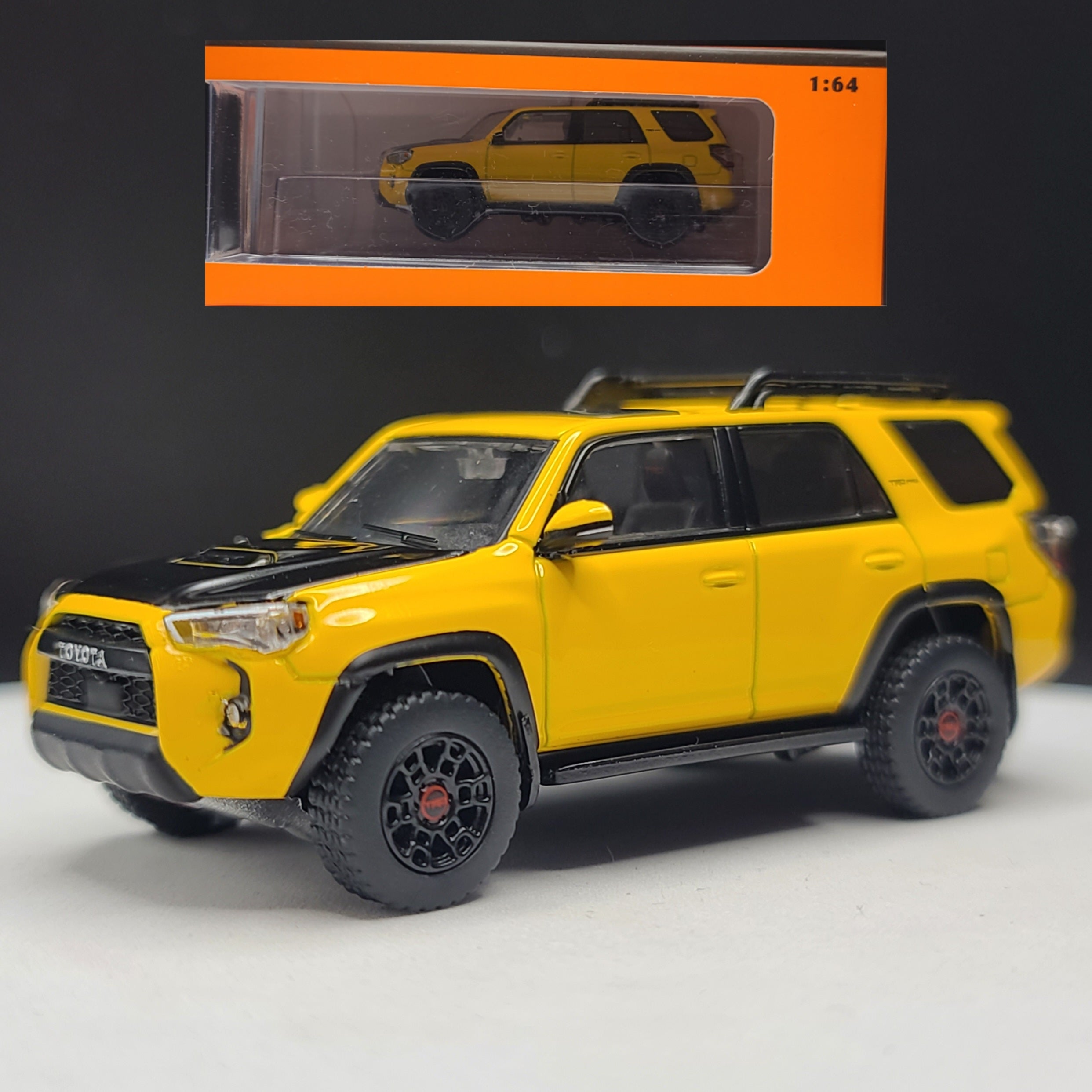 GCD Toyota 4Runner TRD Pro 1:64 scale, Yellow (2024 Release)