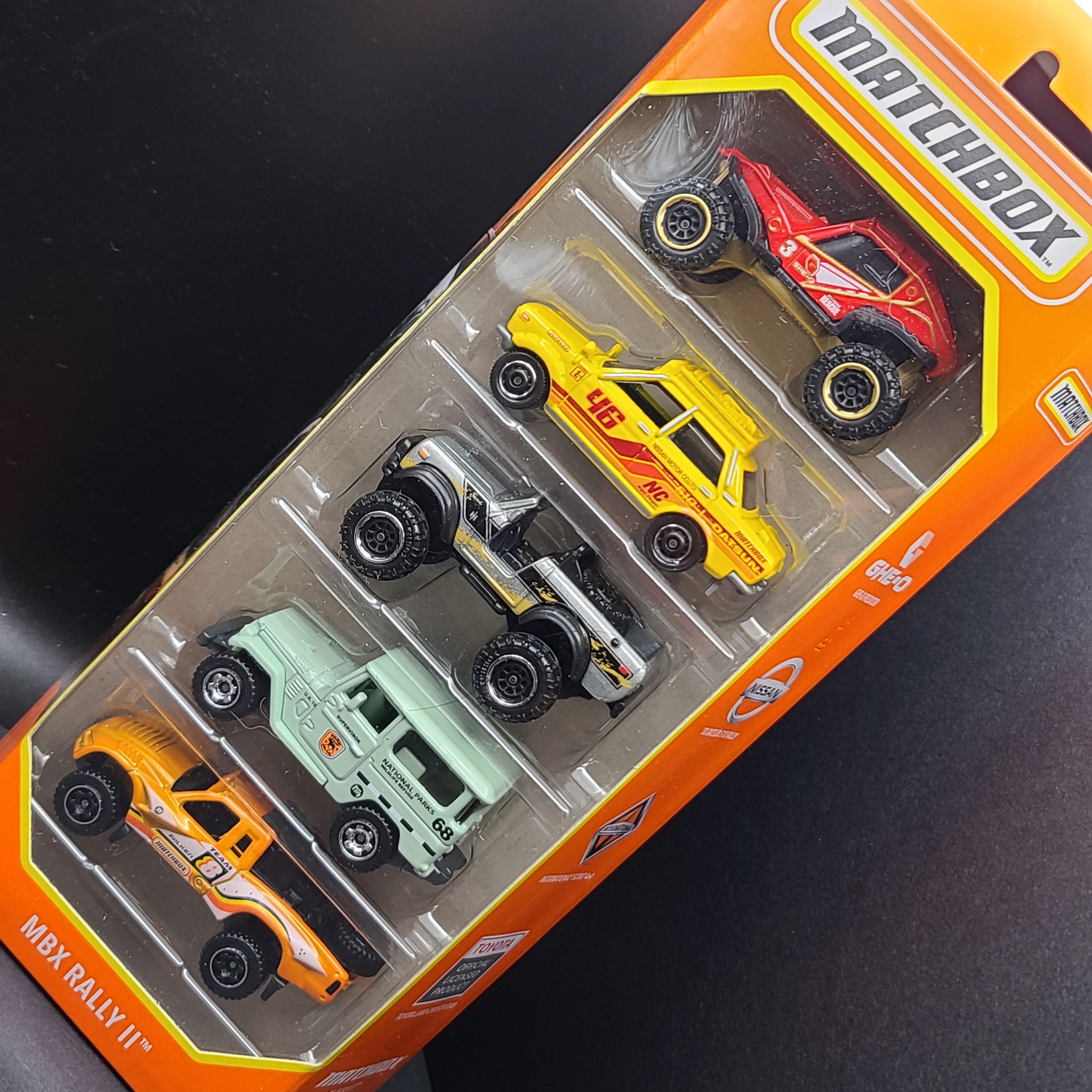 Matchbox 5 Pack: MBX Rally II (2022) – Heavy Metal Diecast