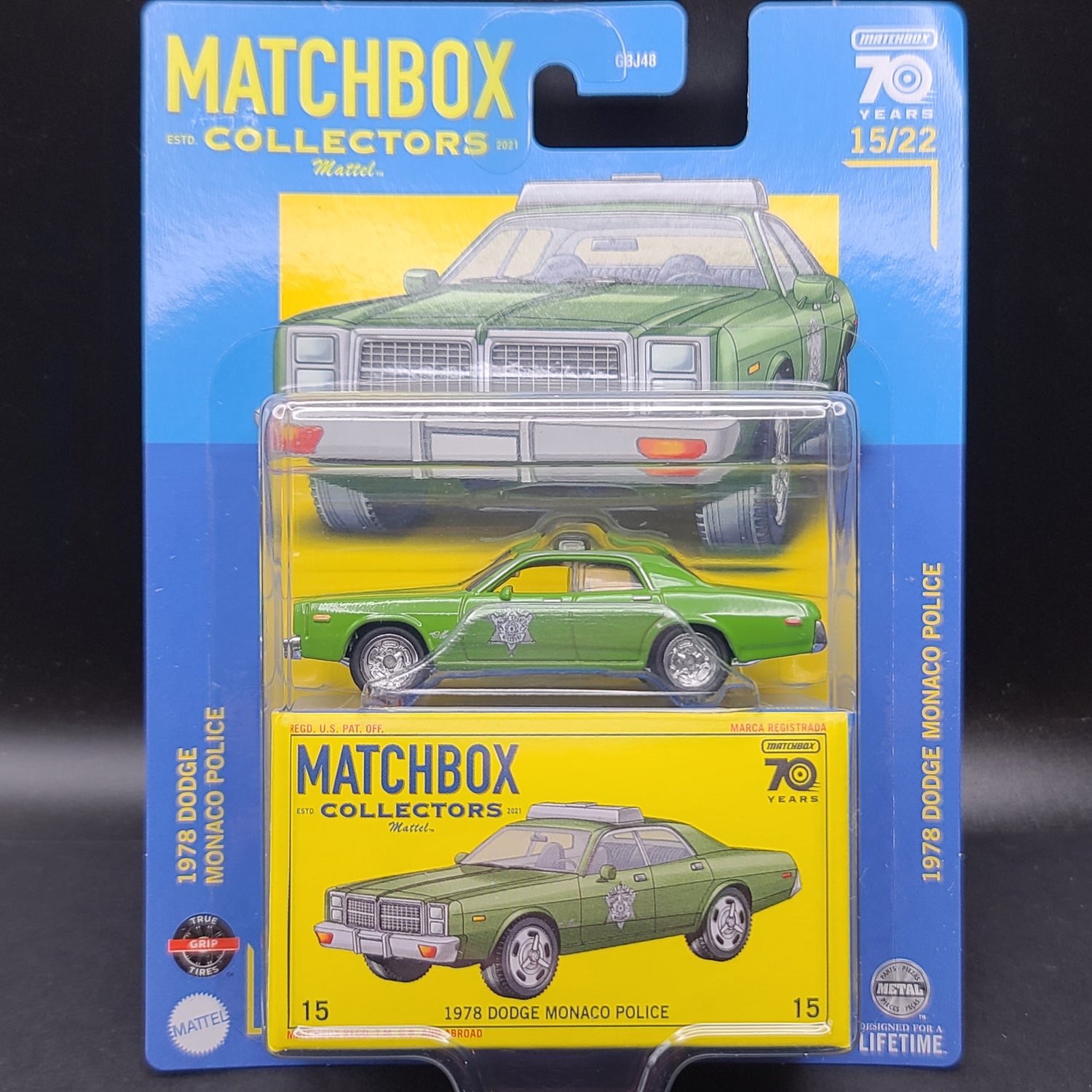 Matchbox 78 Dodge Monaco Police Car 2023 Collectors Series 3703