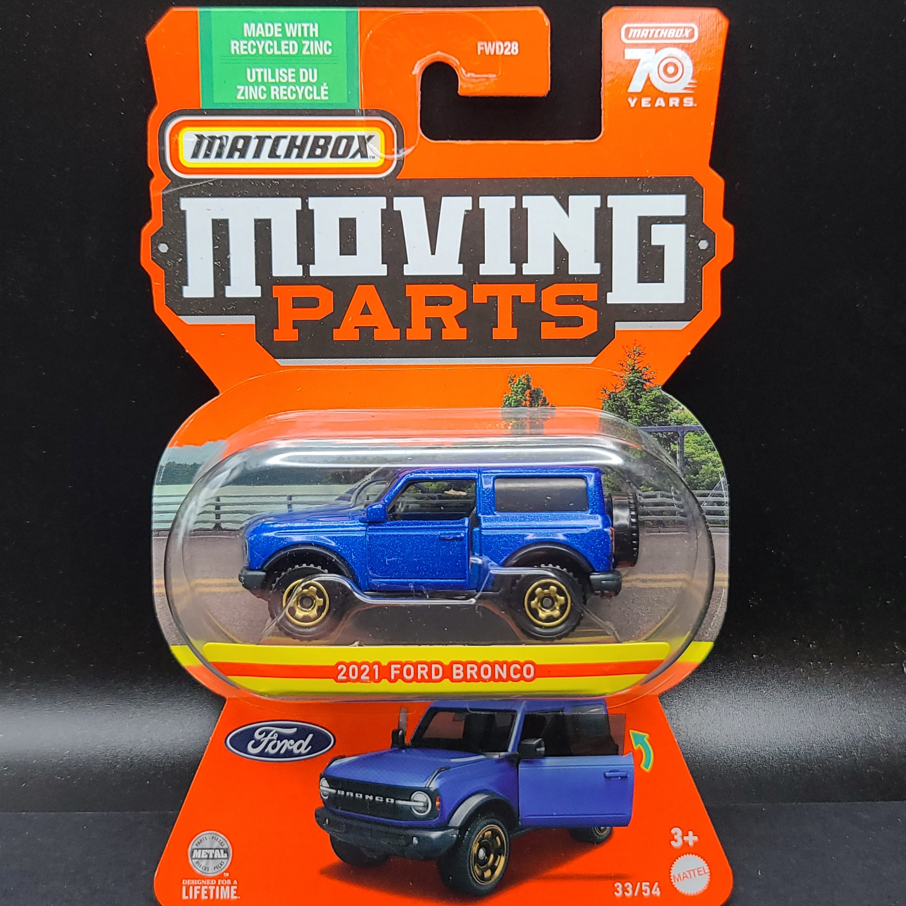 Matchbox '21 Ford Bronco (2023 Moving Parts)