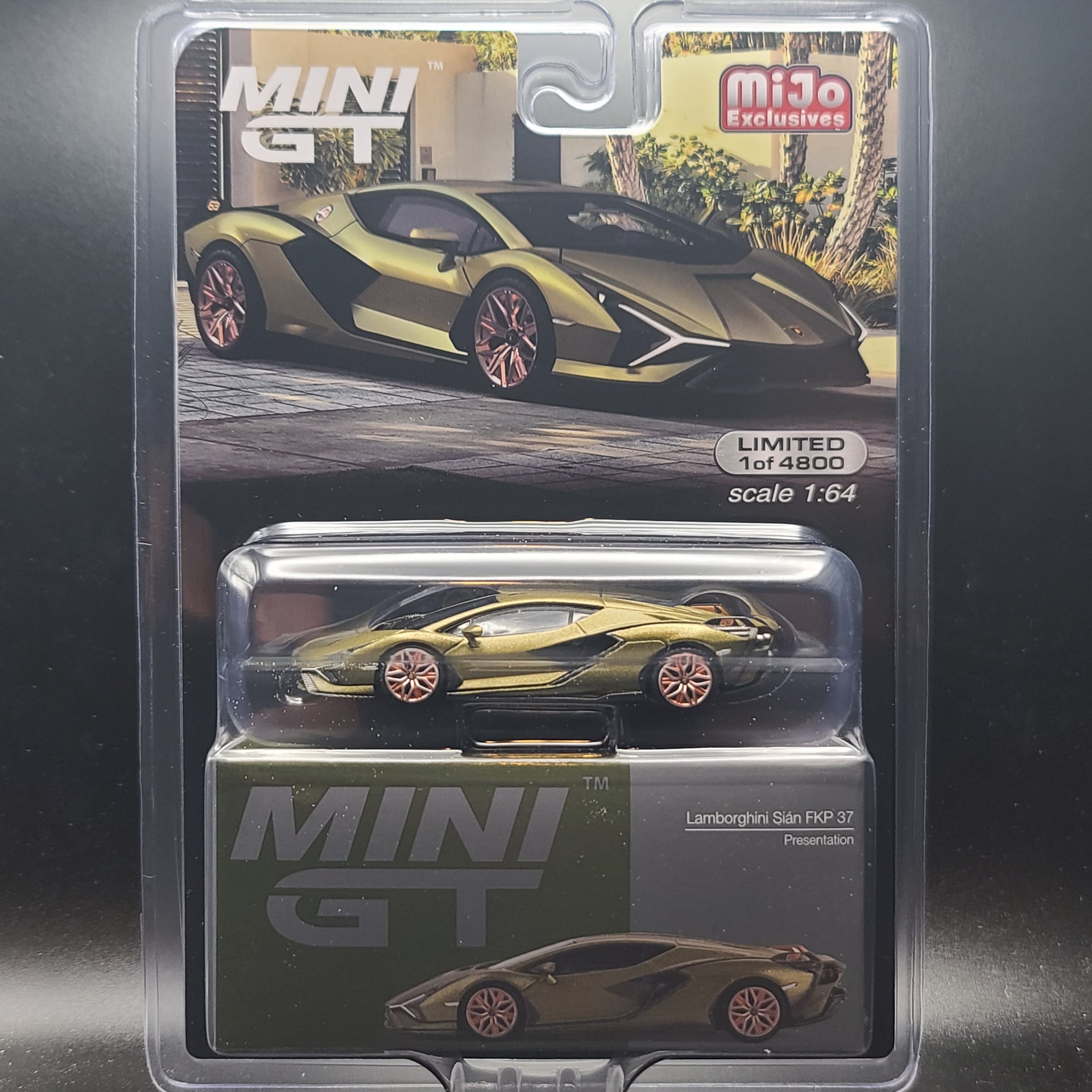 Mini GT 1:64 #573 Lamborghini Sián FKP 37 Ble Aegir – Mijo Exclusives  (preorder)