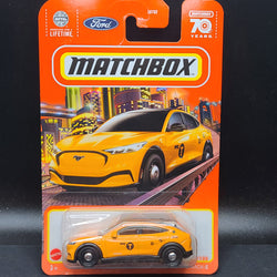 Matchbox '21 Ford Mustang Mach E "NYC Taxi" (2023 Basic - Blister Pack)