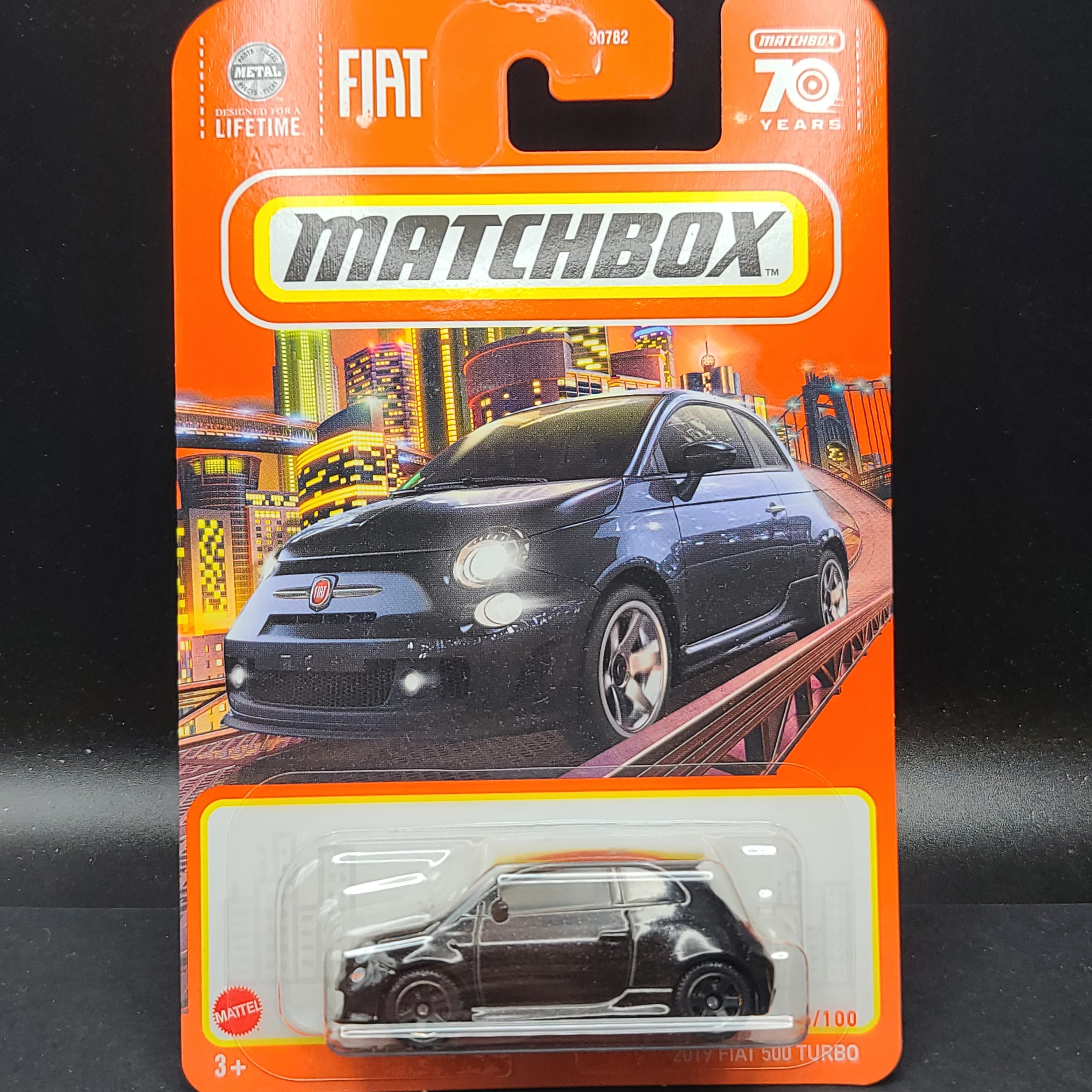 Matchbox '19 Fiat 500 Turbo (2023 Basic - Blister Pack)