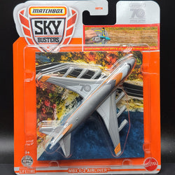 Matchbox MBX 6-2 Airliner Commercial Aircraft "MBX Airways" w/ playmat (2023 Sky Busters)