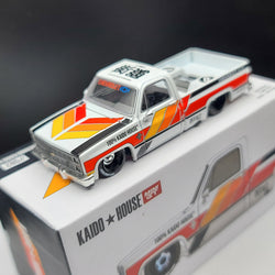 Kaido House x Mini GT '83 Chevrolet Silverado Kaido Works - 1:64, White (2023 Limited Edition)