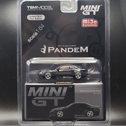 Mini GT Nissan Silvia S15 Rocket Bunny - 1:64 scale, black pearl (2024 MIJO Exclusives - Limited Edition 1 of 9600)