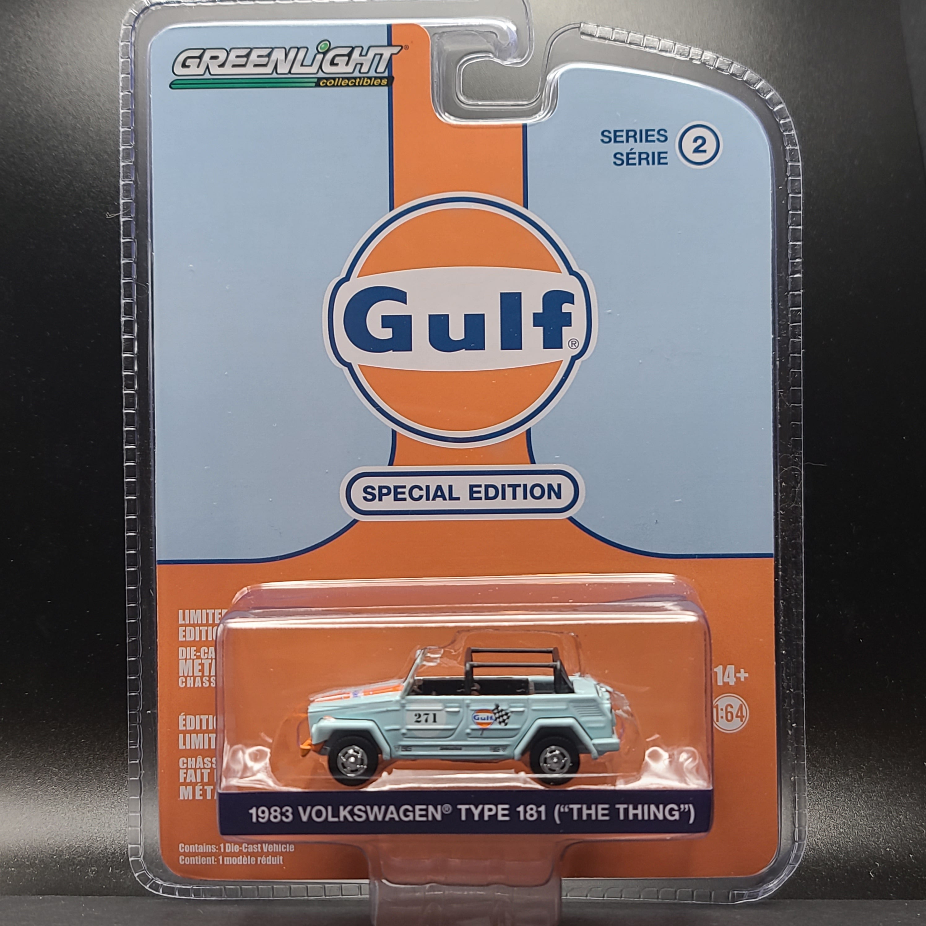 Greenlight '83 Volkswagen Type 181 Thing - 1:64 scale (2024 Gulf Oil Special Edition Series 2)