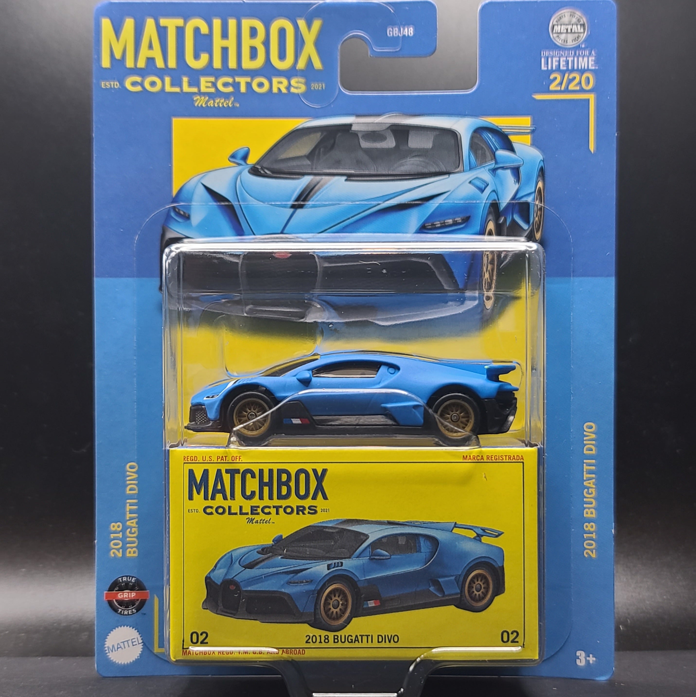 Matchbox '18 Bugatti Divo (2024 Premium Collectors Series - Mix 1)