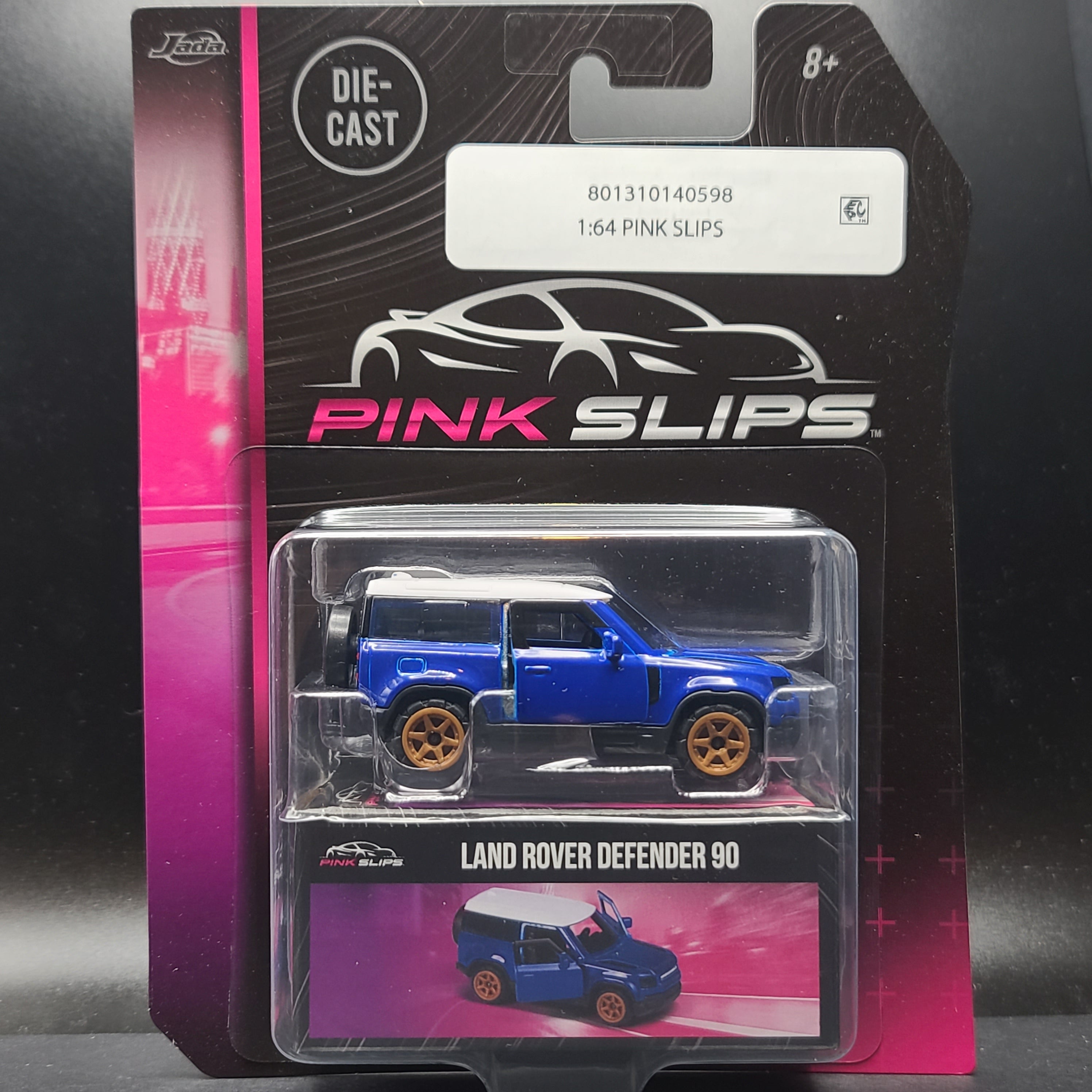 Jada Toys / Majorette - Land Rover Defender 90 - 1:64 scale (2023 Pink Slips Wave 2)