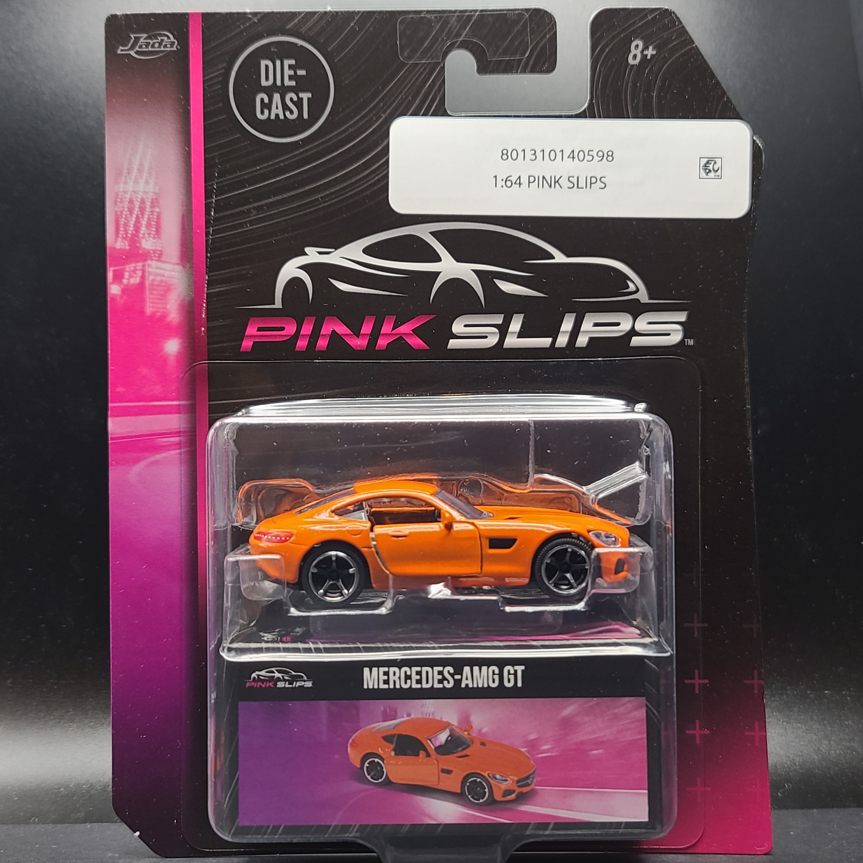 Jada Toys / Majorette - Mercedes-Benz AMG GT - 1:64 scale (2023 Pink Slips Wave 2)