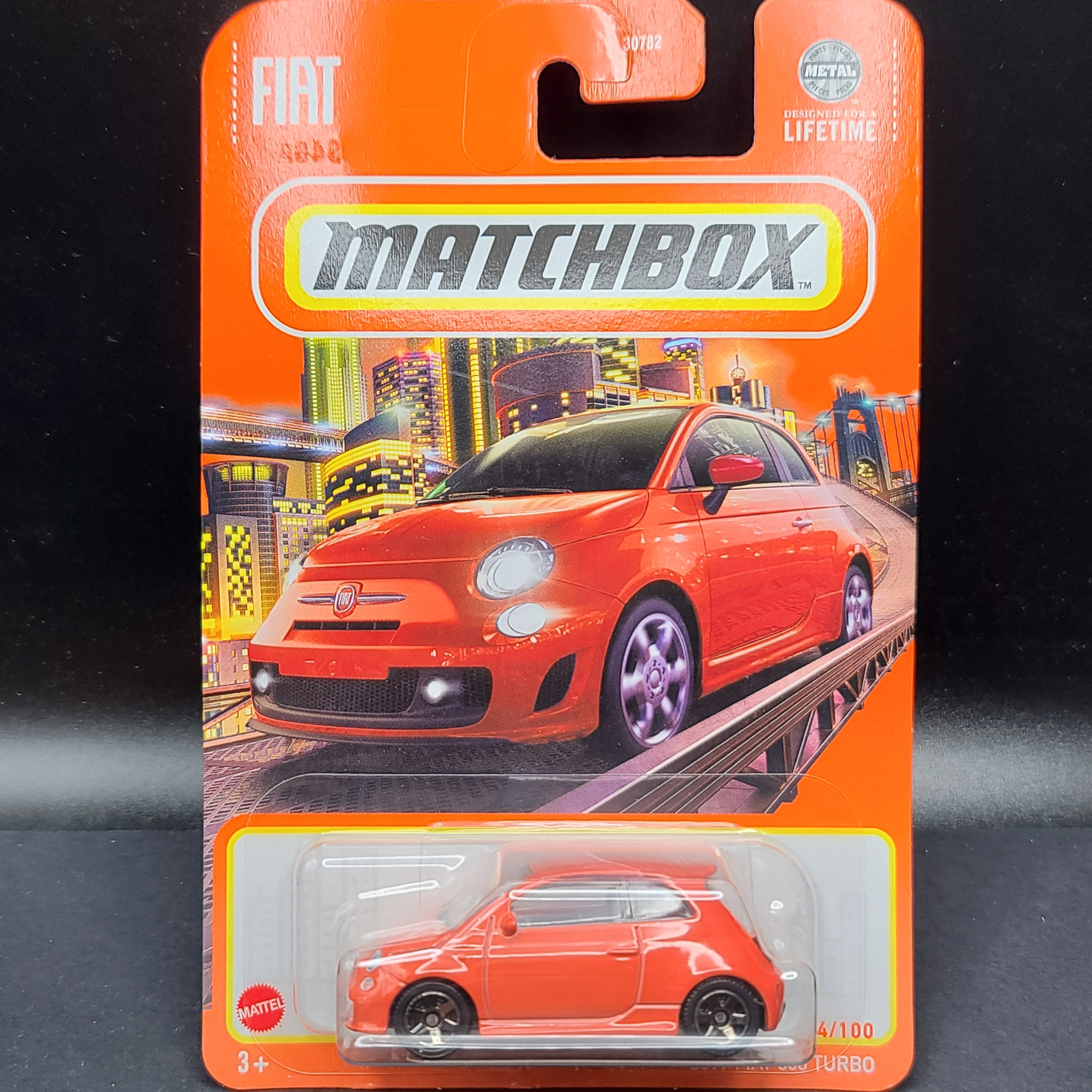 Matchbox '19 Fiat 500 Turbo (2024 Mix 4 D Basic - Blister Pack)