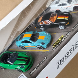 Majorette Gift Pack - Porsche Edition - Set of 5 Cars, 1:64 scale (2023)