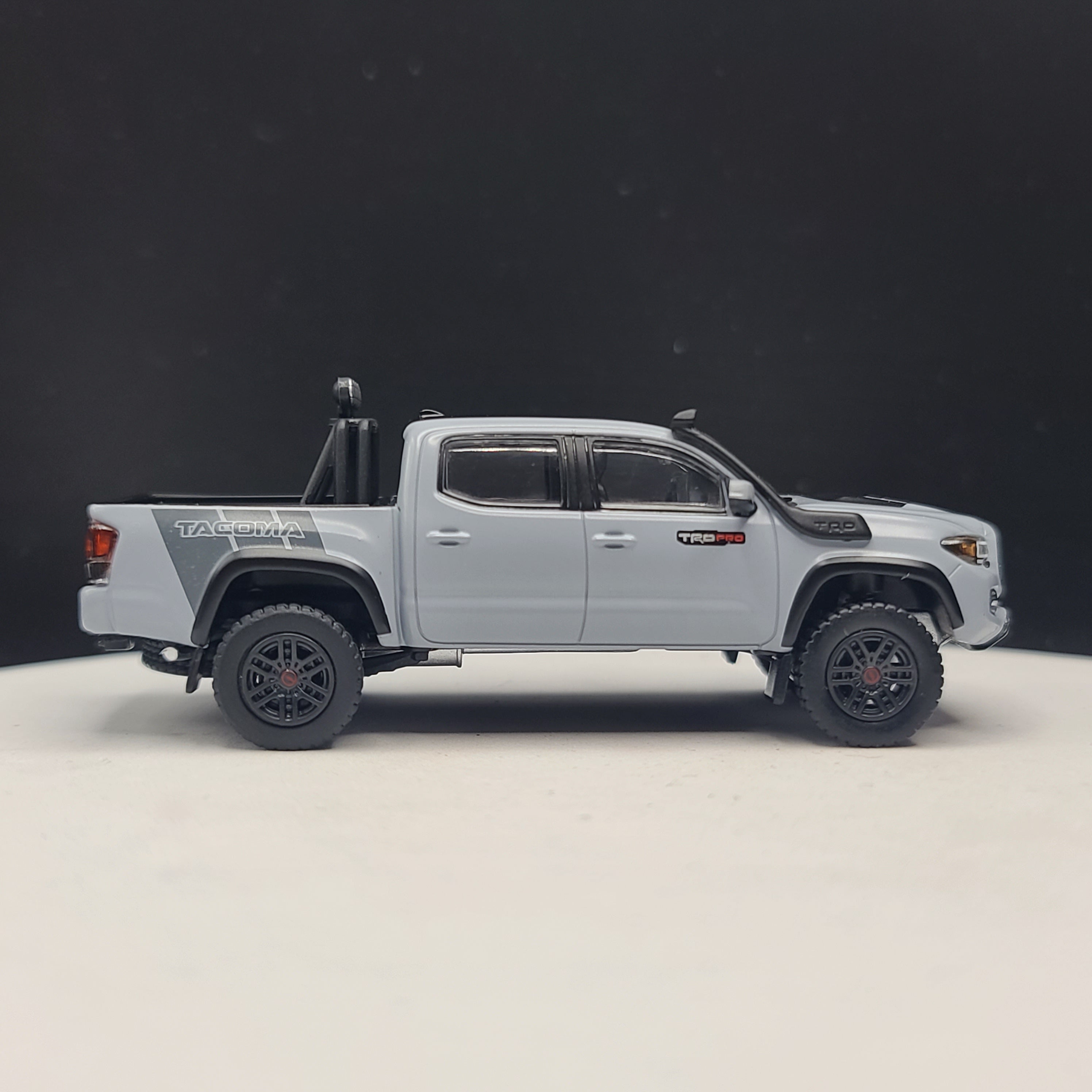 GCD Toyota Tacoma TRD Pro Pick-up Truck - 1:64 scale, Cement Gray (2024 Release)