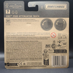 Matchbox GMC 3500 Attenuator Truck (2024 Real Working Rigs)