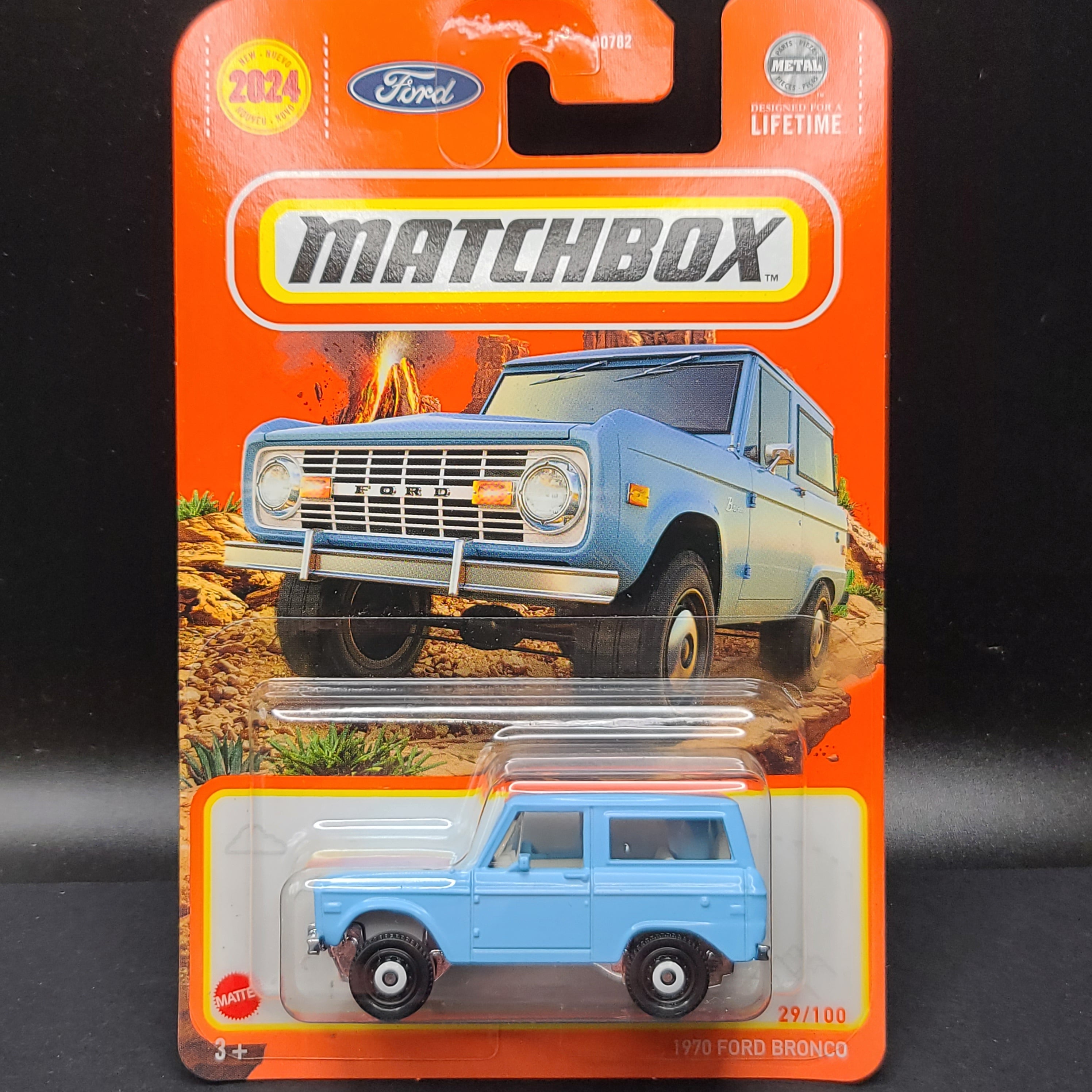 Matchbox '70 Ford Bronco (2024 Mix 5 E Basic - Blister Pack)