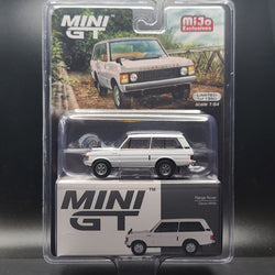 Mini GT Range Rover - 1:64 scale, Davos White (2024 MIJO Exclusives - Limited Edition 1 of 1560)