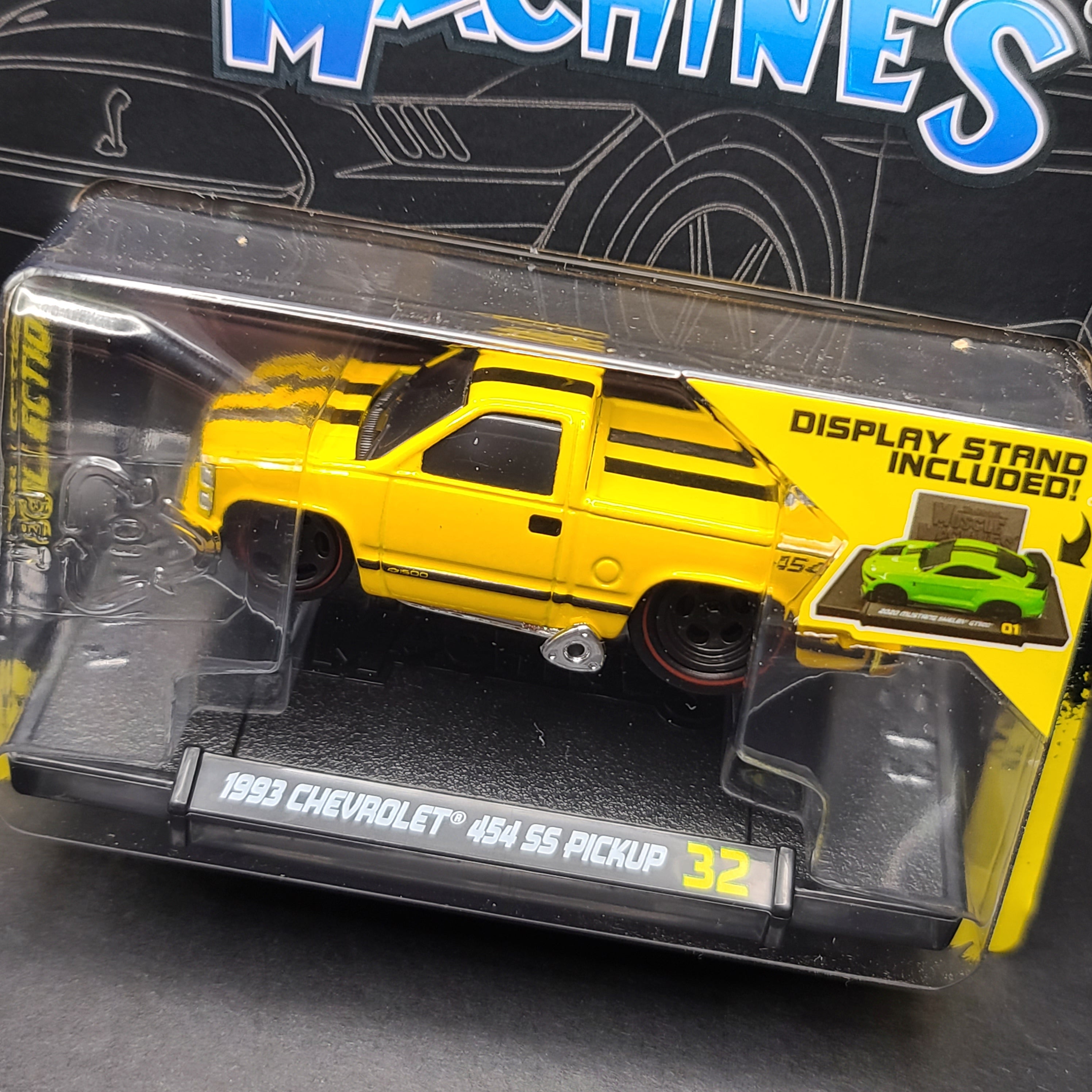 Muscle Machines - '93 Chevrolet 454 SS Pick-up Truck, Yellow (2024 Series 6, MiJo Exclusives)