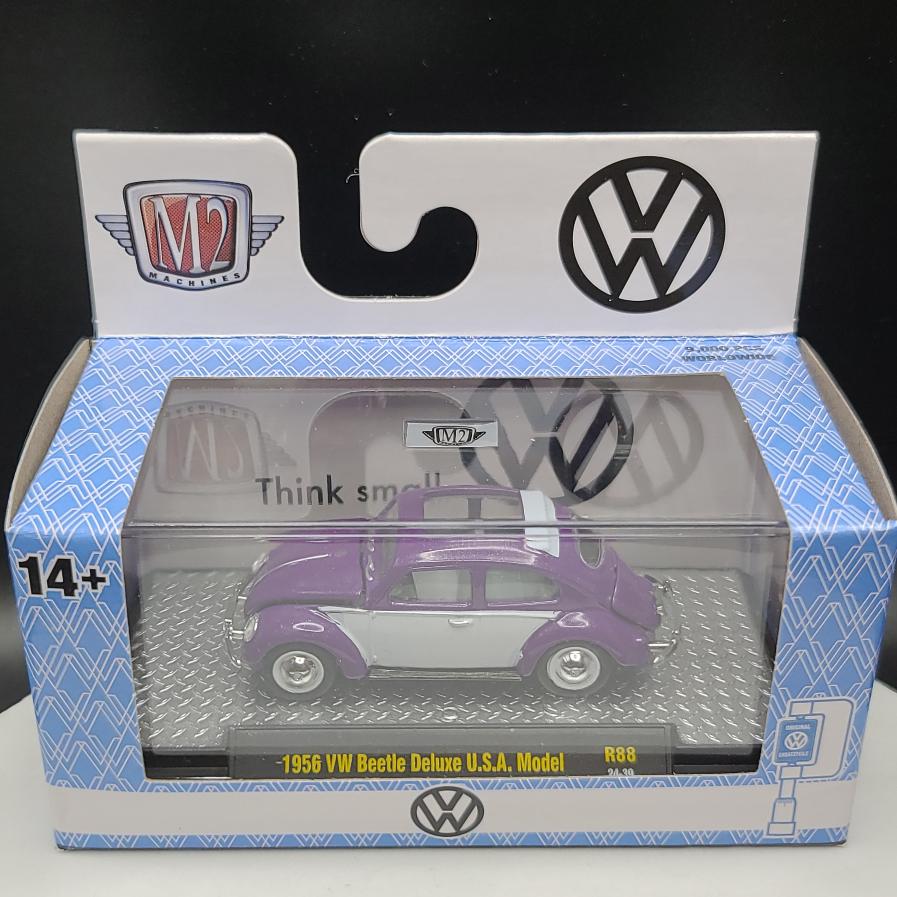 M2 Machines '56 VW Beetle Deluxe USA Model (2024 Auto-Thentics Rel. 88)