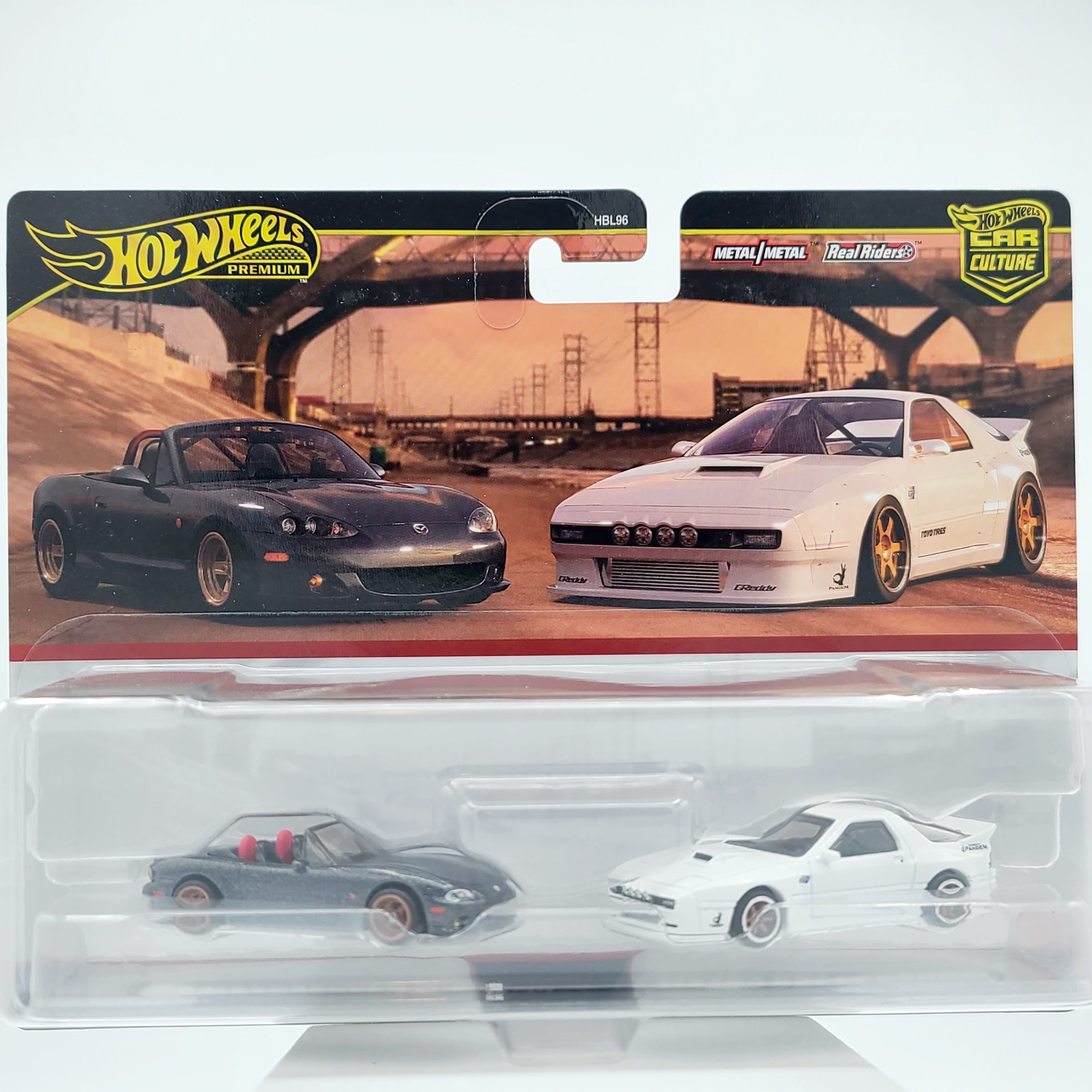 Hot Wheels - '04 Mazda Miata / Mazda RX-7 FC Pandem (2024 Car Culture 2 Pack Set)