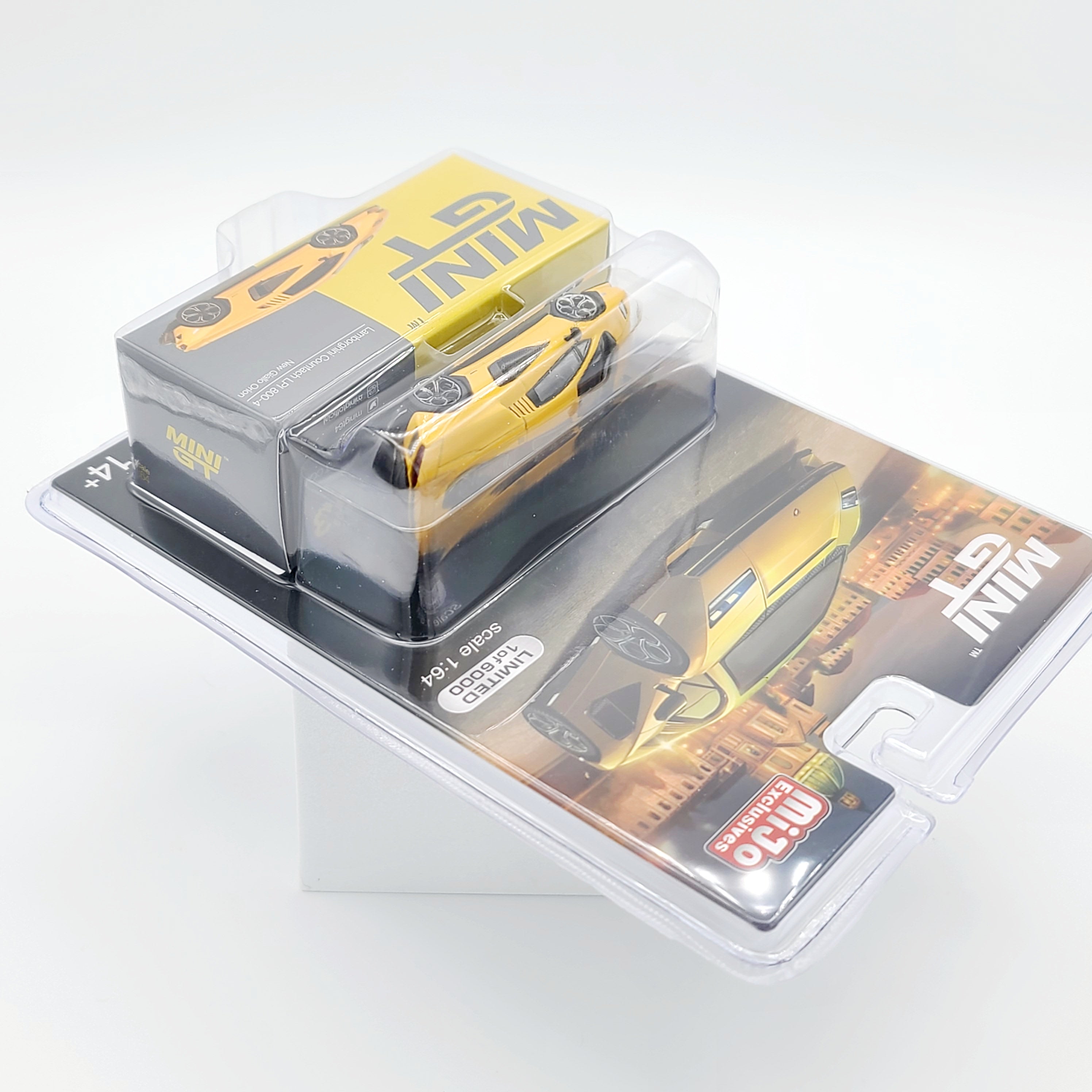 Mini GT Lamborghini Countach LPI 800-4 - 1:64 scale, New Giallo Orion (2024 MIJO Exclusives - Limited Edition)