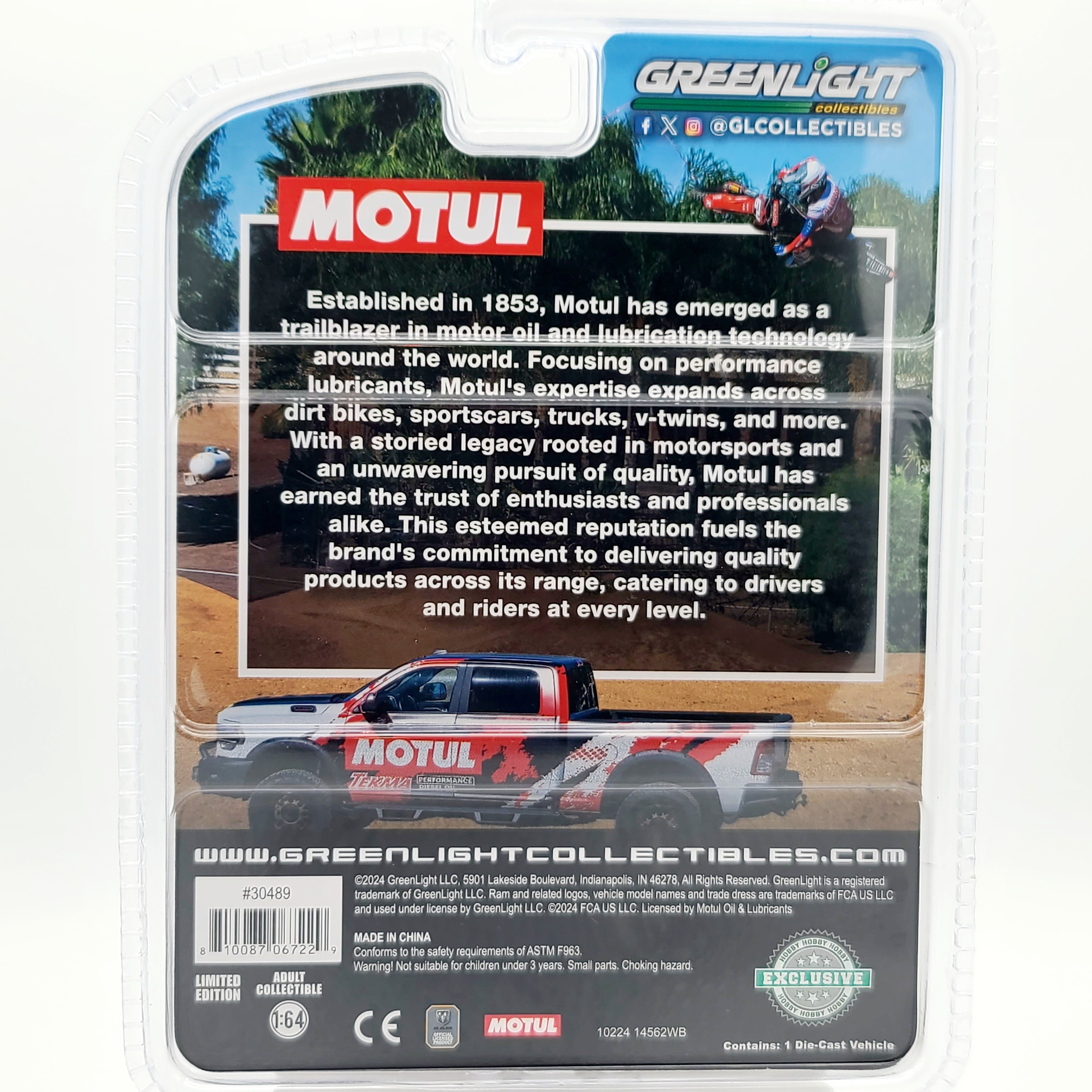 GreenLight '22 Ram 2500 Pick-up - 1:64 scale, Motul (2024 Hobby Exclusive)