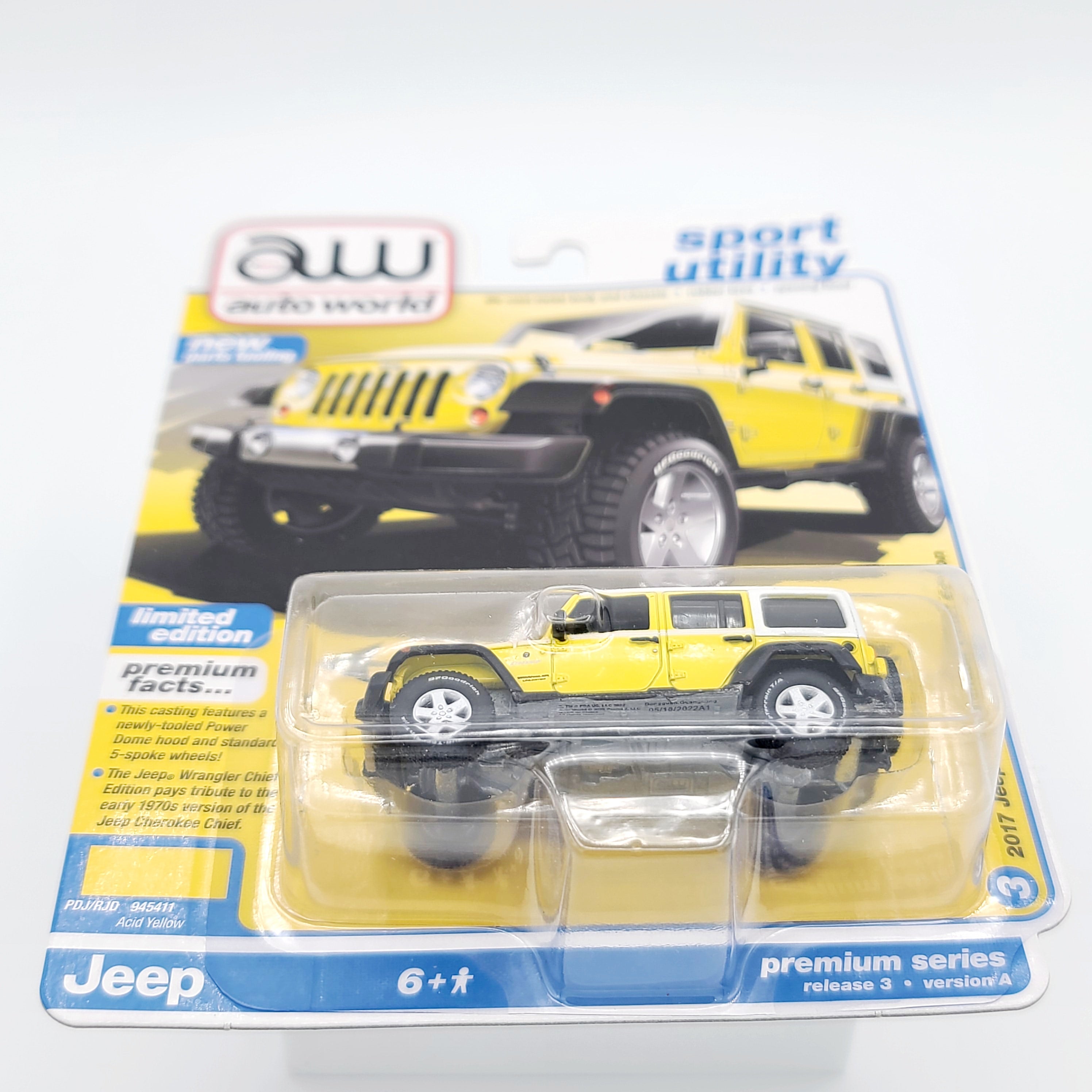 Auto World 2017 Jeep JK Wrangler Chief Edition - 1:64 scale (2022 Release 3A - Limited Edition)