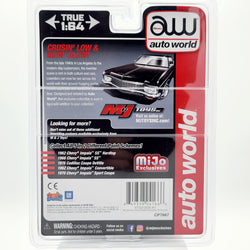 Auto World '70 Chevrolet Impala Sport Coupe - 1:64 scale, black (2022 MiJo Exclusives - Custom Lowriders)