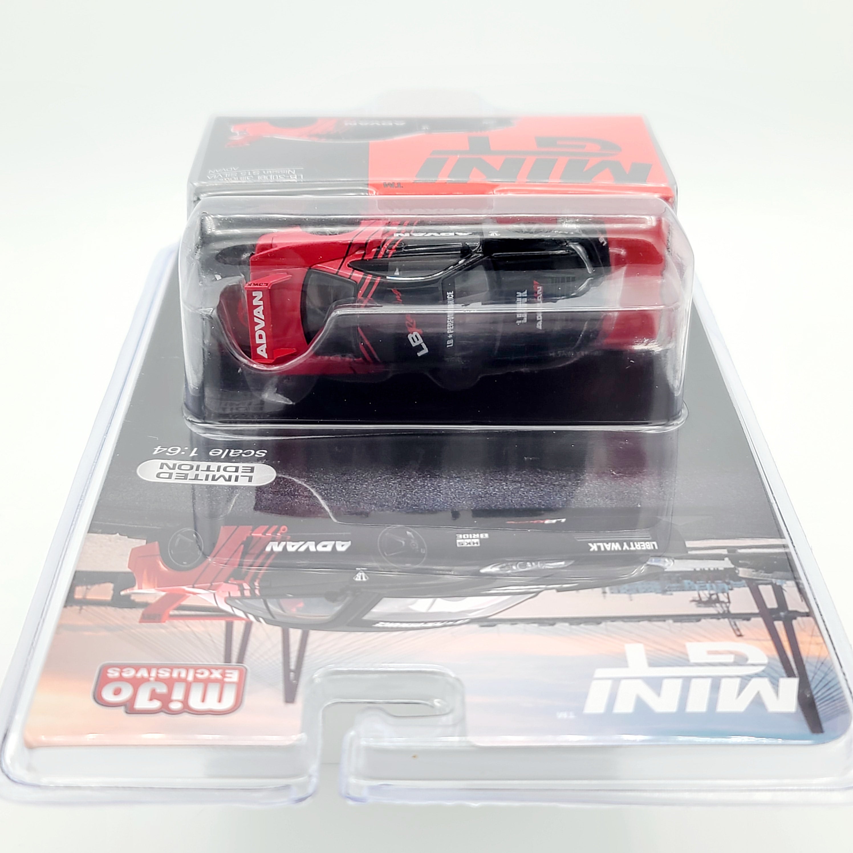 Mini GT LB-Super Silhouette Nissan S15 Silvia - 1:64 scale, Advan (2024 MIJO Exclusives - Limited Edition)