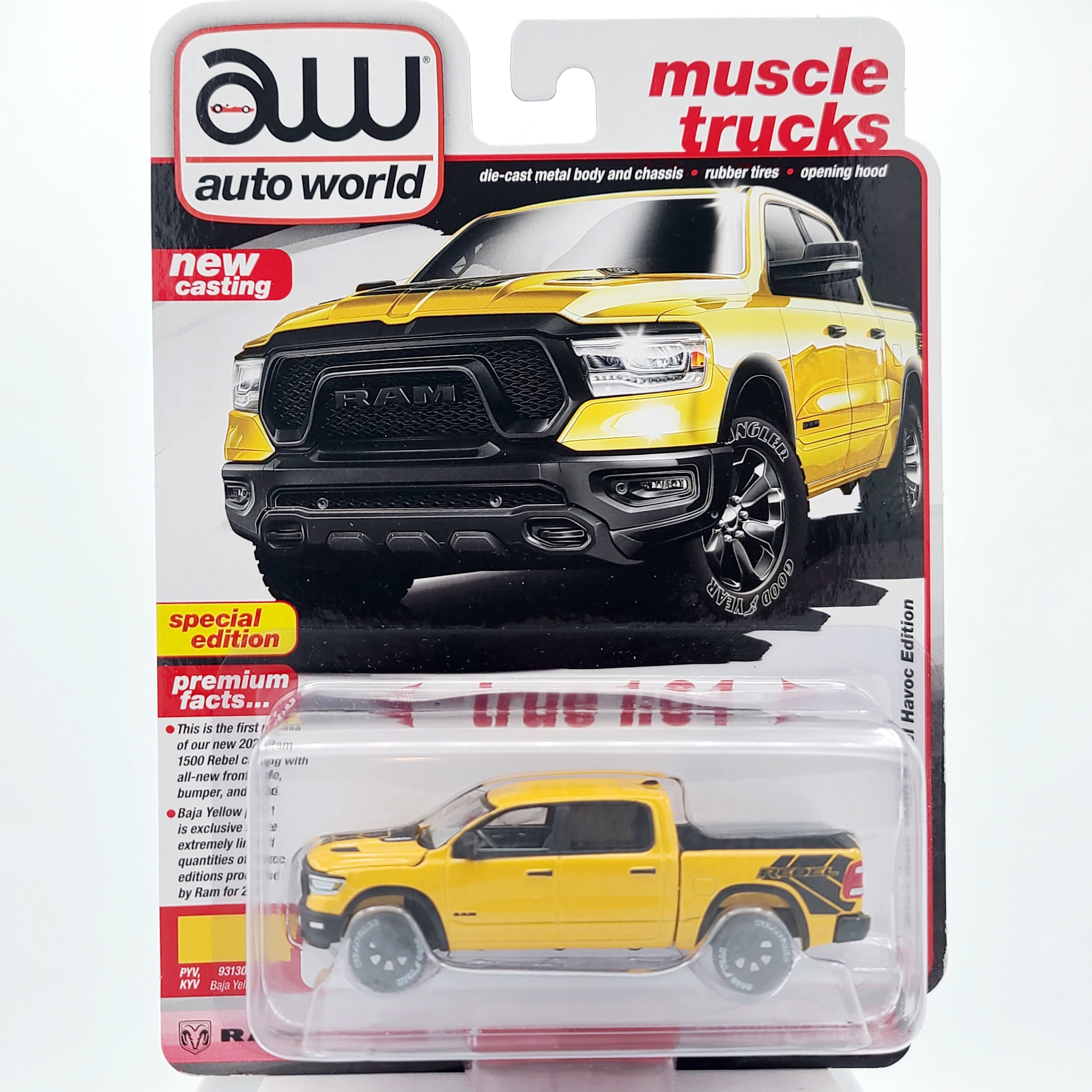 Auto World '23 Ram 1500 Rebel Havoc Edition - 1:64 scale (2024 Release 4A - Special Edition)