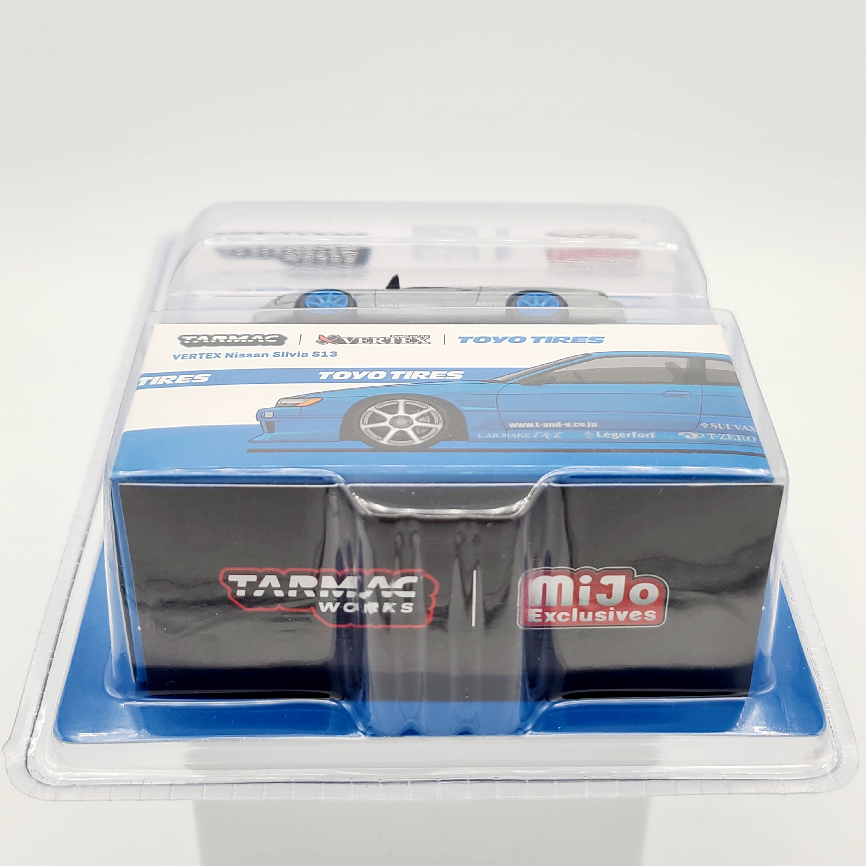 Tarmac Works - CHASE - Vertex Nissan Silvia S13 - 1:64 scale, Toyo Tires (2024 Global64 - MiJo Exclusives)