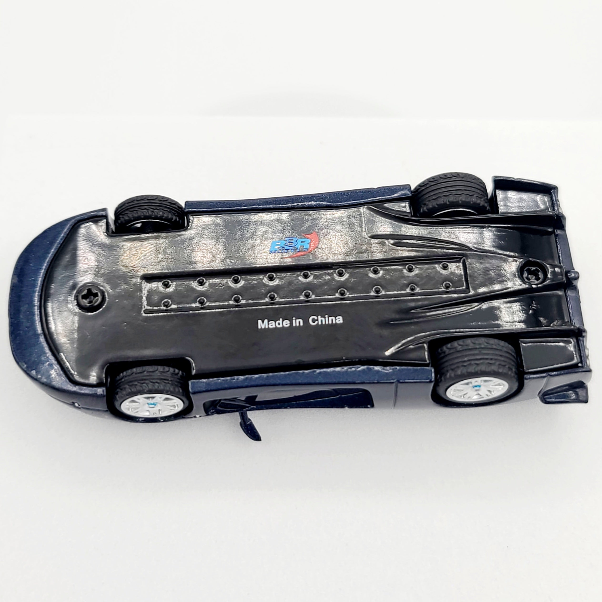 BBR Models Maserati MC12 Stradale - 1:64, Blue Metallic w/ Stripe (2024 Limited Edition)