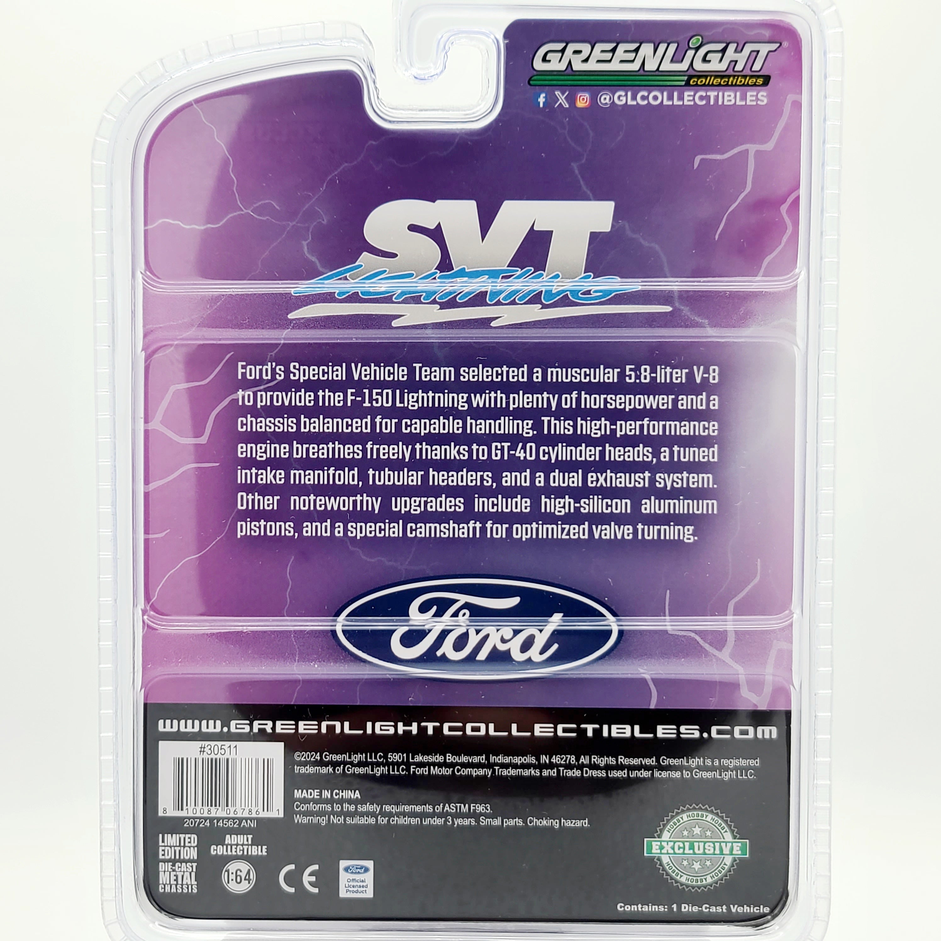 GreenLight '94 Ford F-150 SVT Lightning - 1:64 scale (2024 Hobby Exclusive)