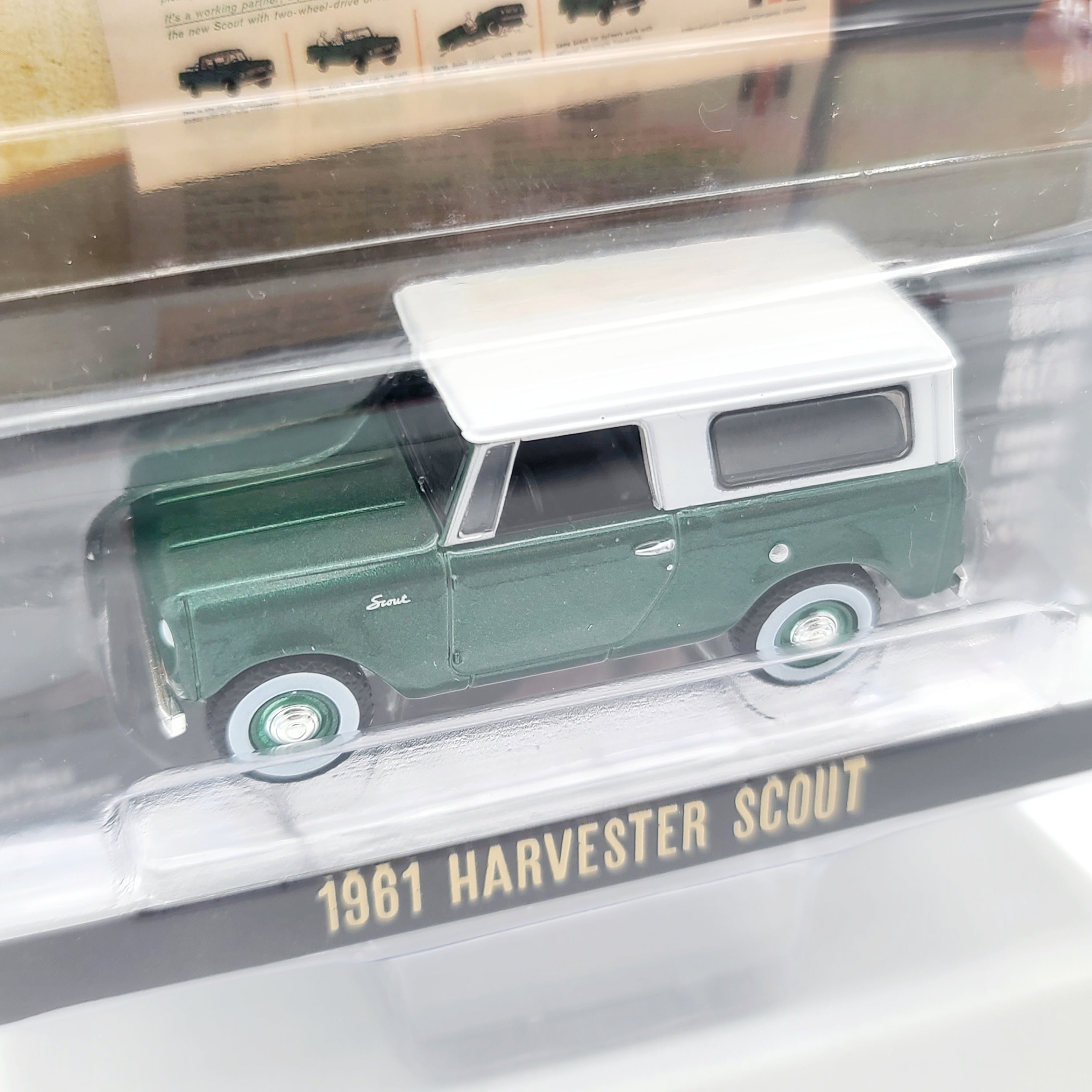 GreenLight '61 International Harvest Scout - 1:64 scale (2024 Vintage Ad Cars - Series 11)