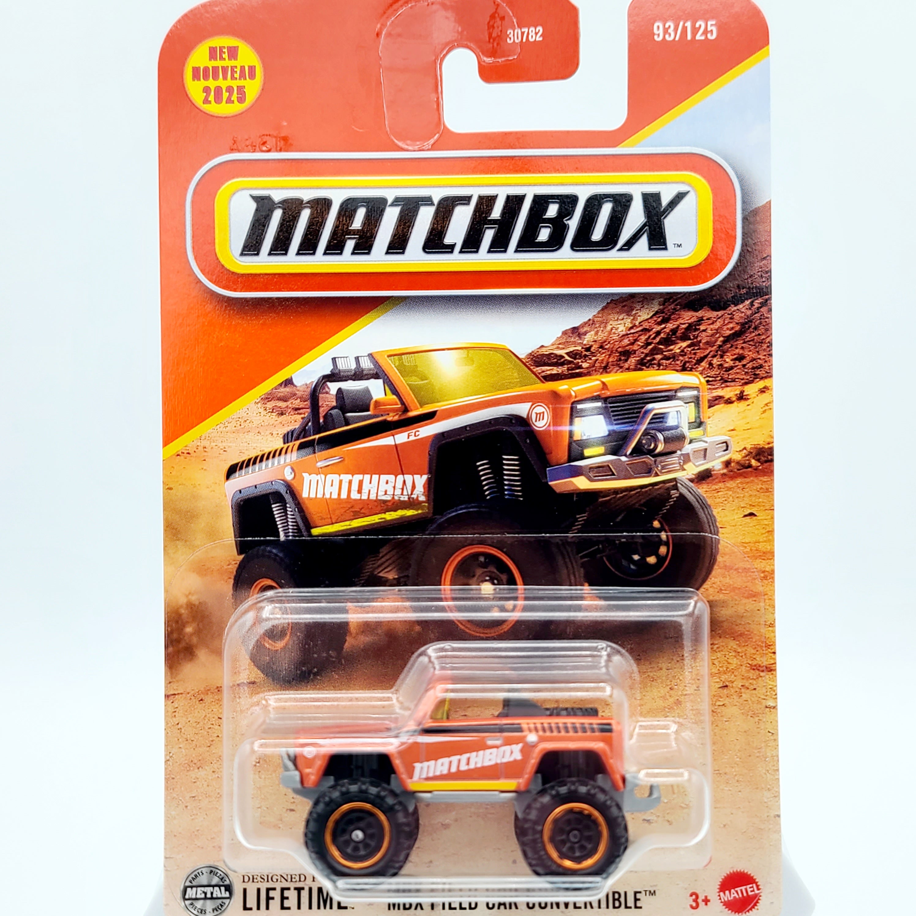 Matchbox MBX Field Car Convertible (2025 Mix 1 A Basic)