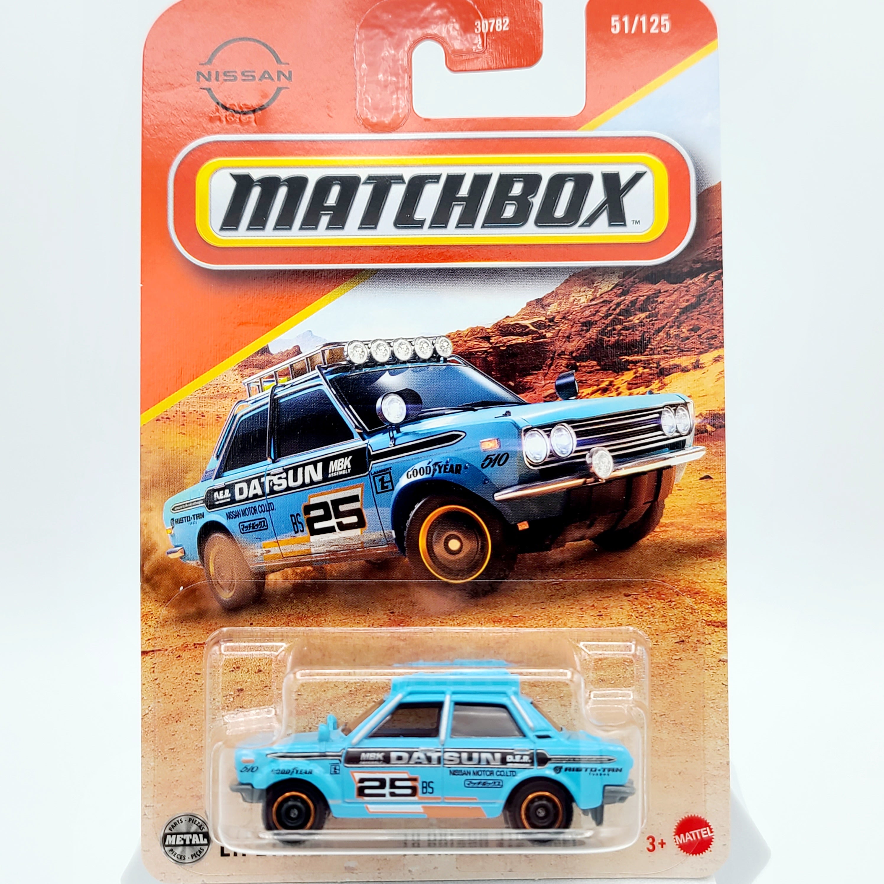 Matchbox '70 Datsun 510 Rally (2025 Mix 1 A Basic)