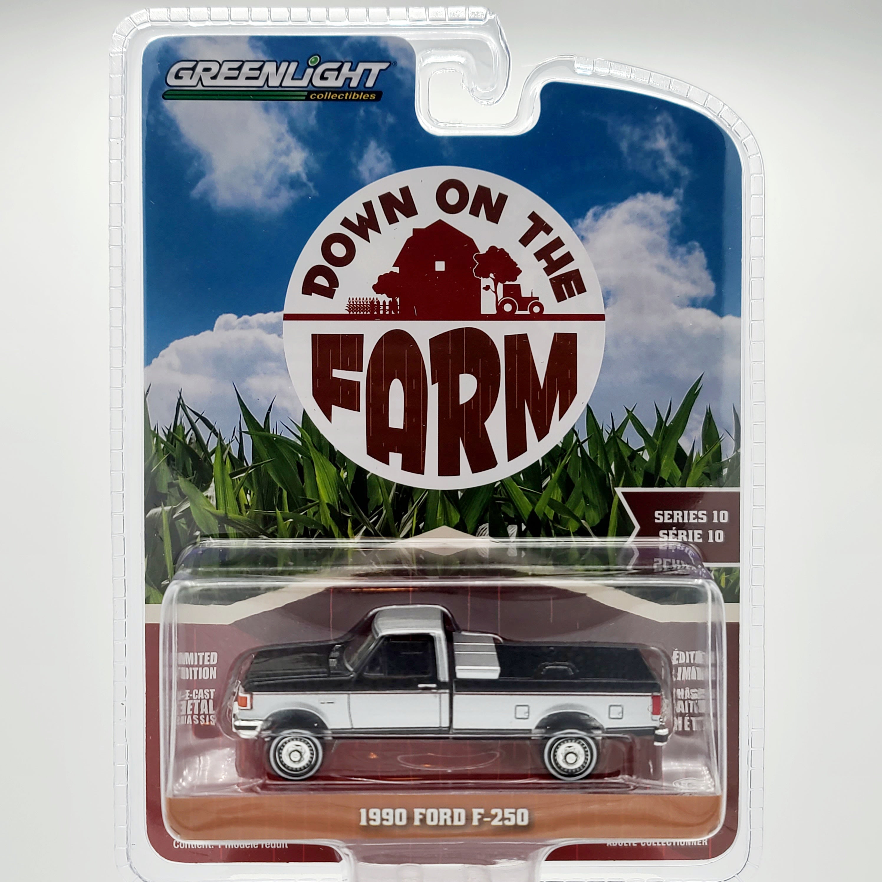 GreenLight '90 Ford F-250 w/ Tool Box - 1:64 scale (2024 Down on the Farm - Series 10)