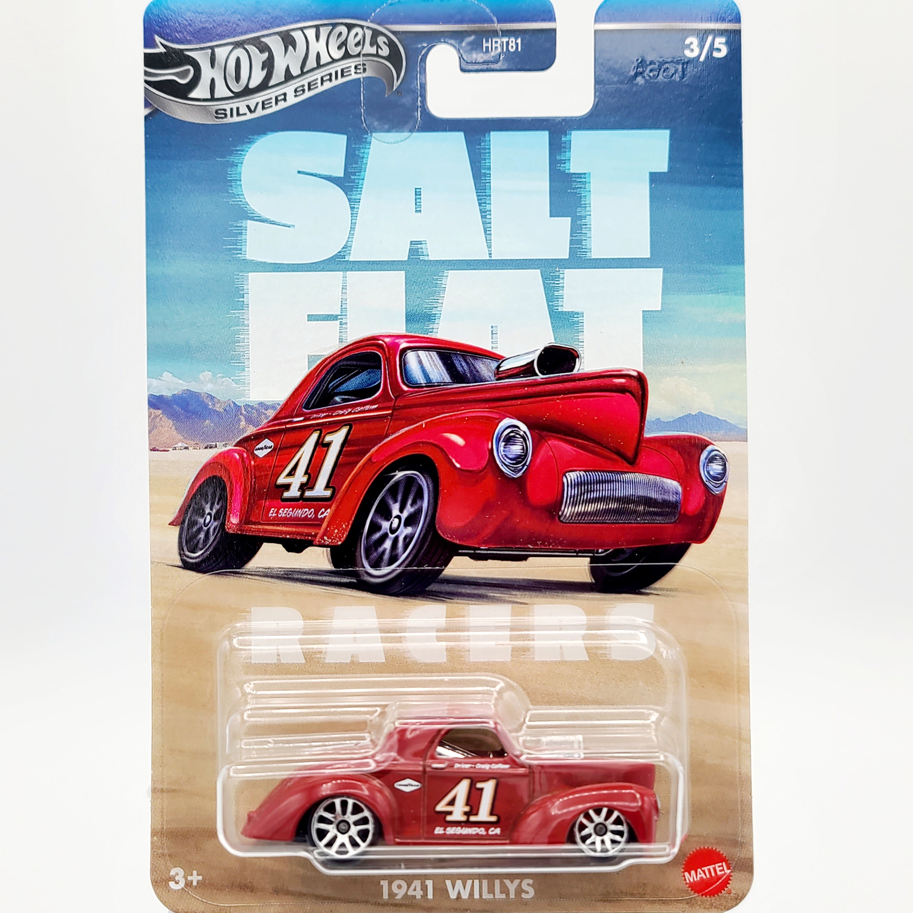 Hot Wheels - 2025 Silver Series - Salt Flat Racers Mix 1 (Set of 5 Cars)