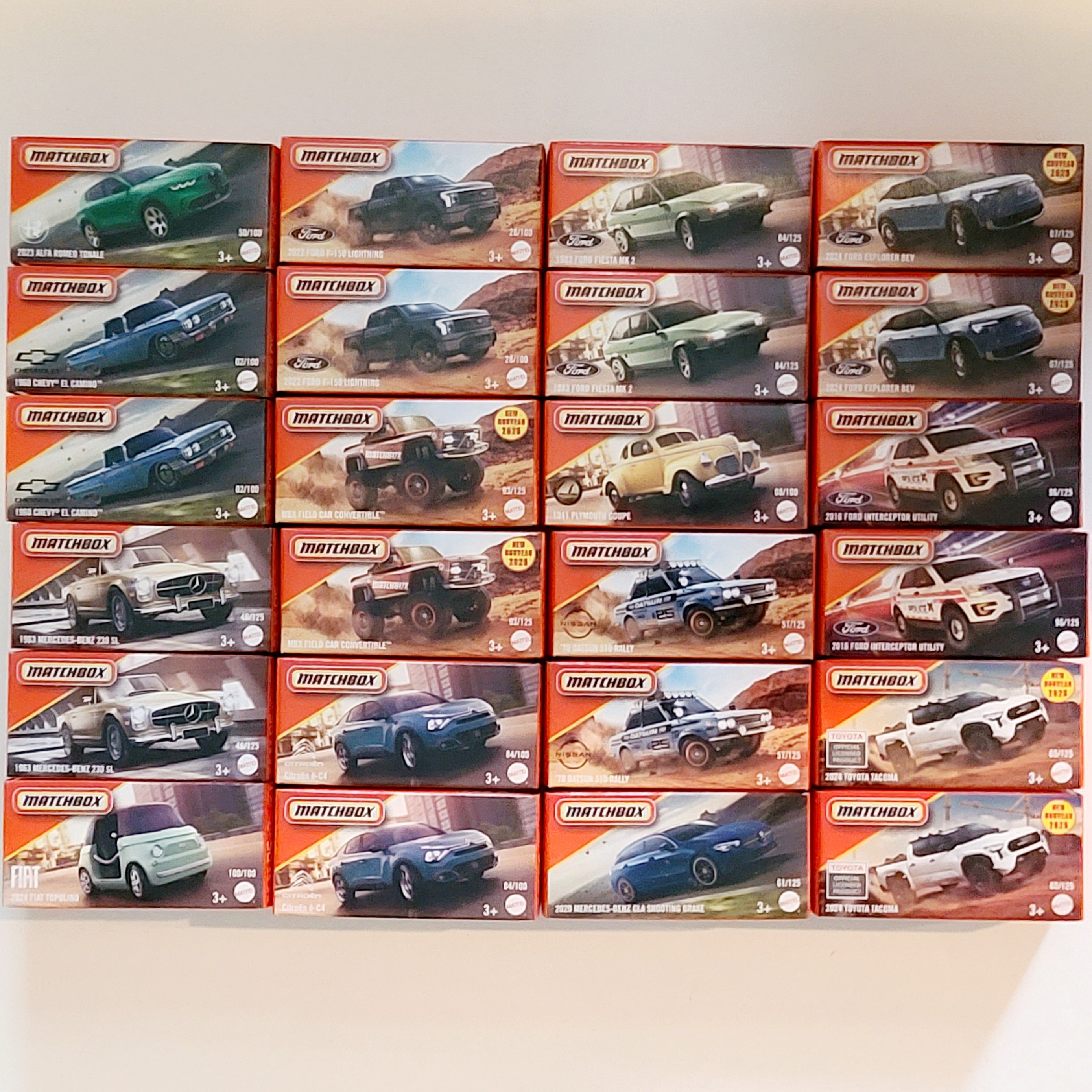 Matchbox Power Grabs 2025 Case A - Full Case 24 Count