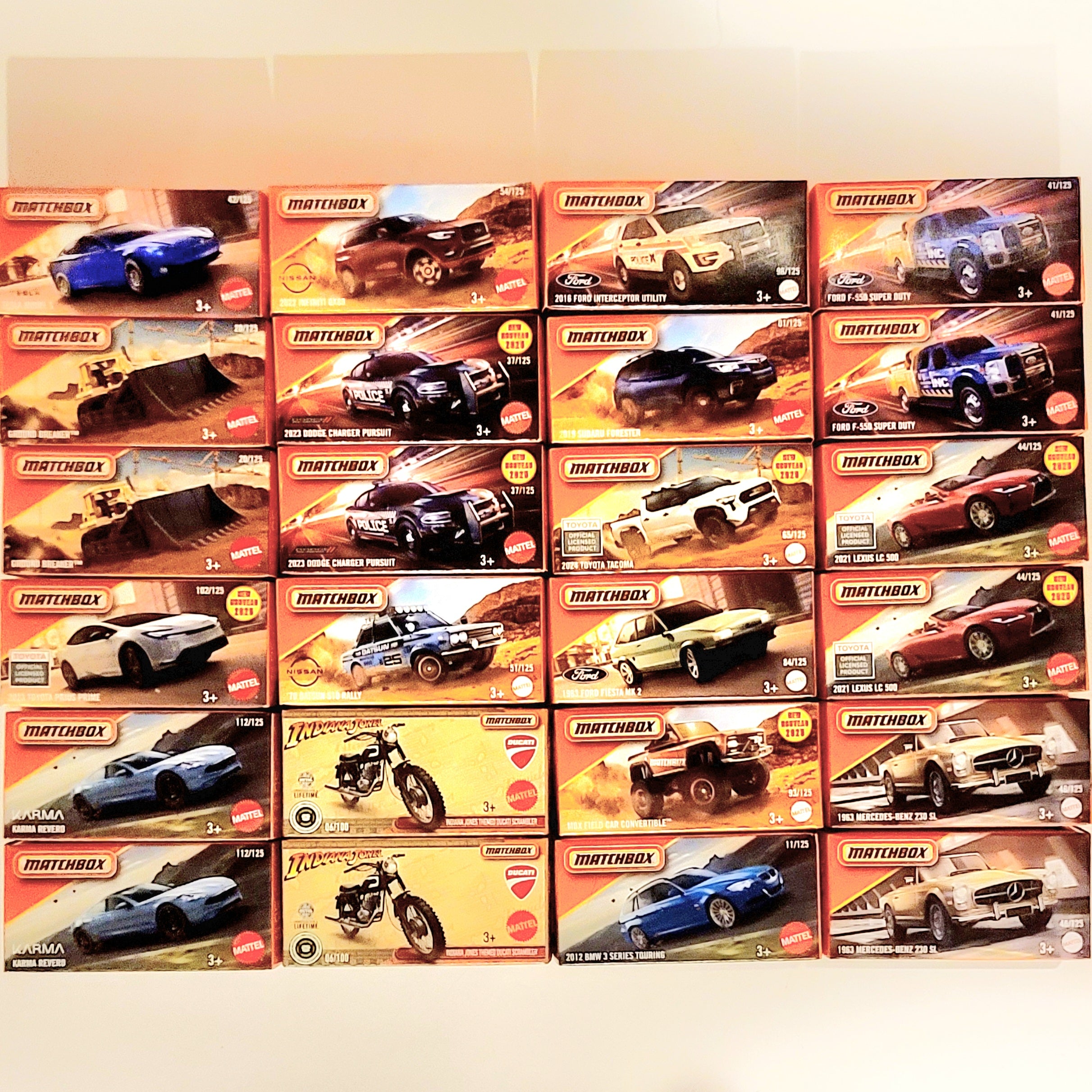 Matchbox Power Grabs 2025 Case B - Full Case 24 Count