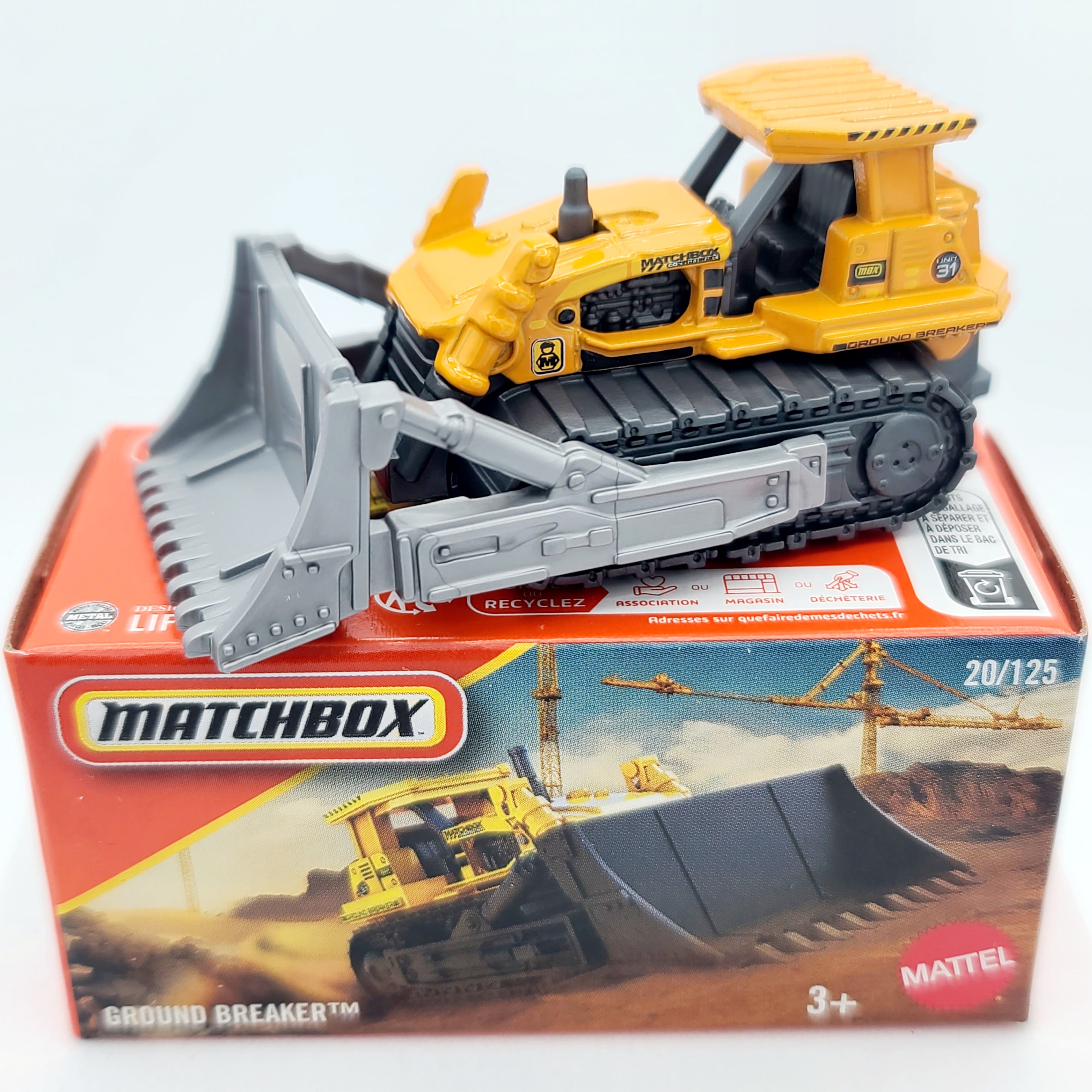 Matchbox MBX Ground Breaker Bulldozer 