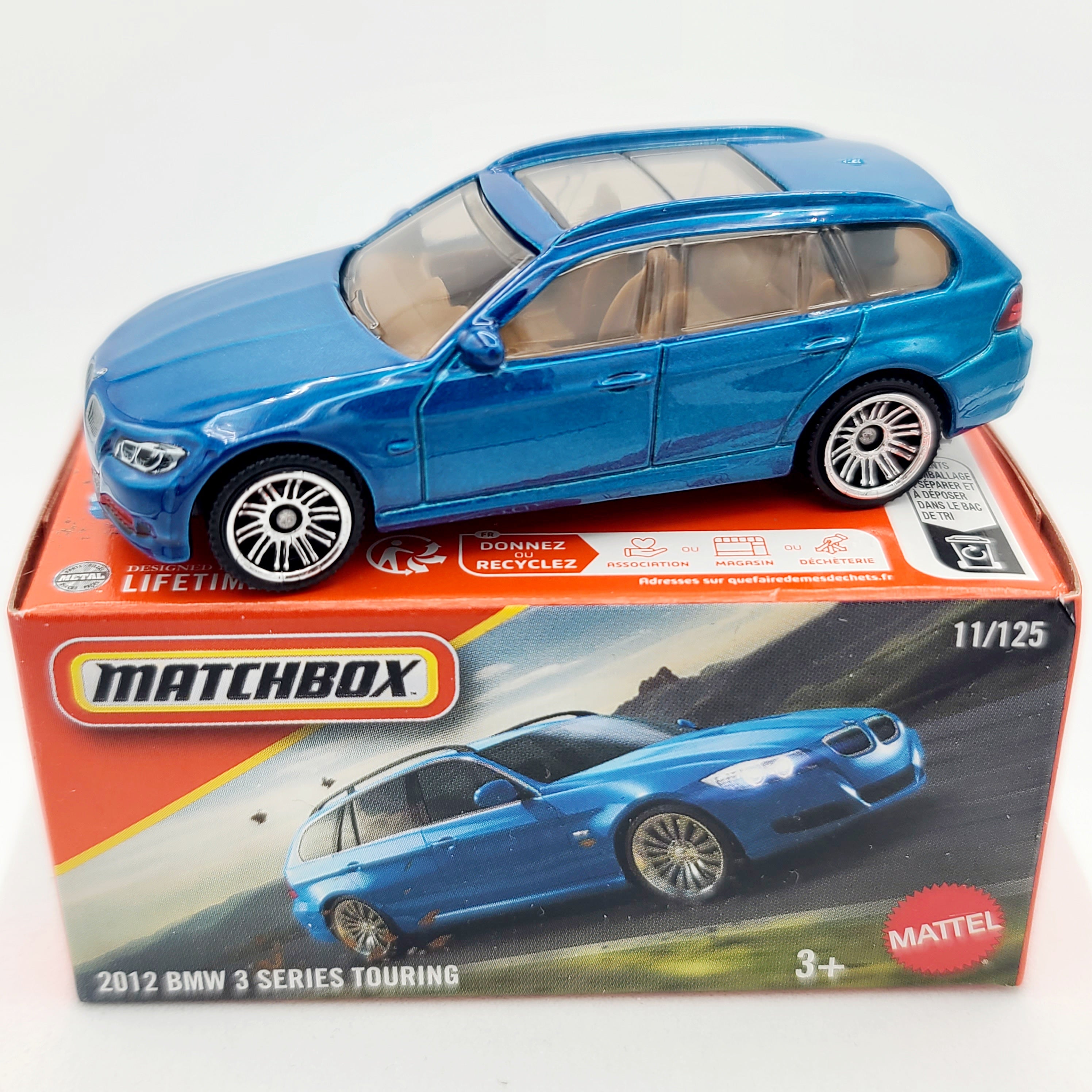 Matchbox '12 BMW 3 Series Touring (2025 Mix 2 B Basic - Power Grabs)