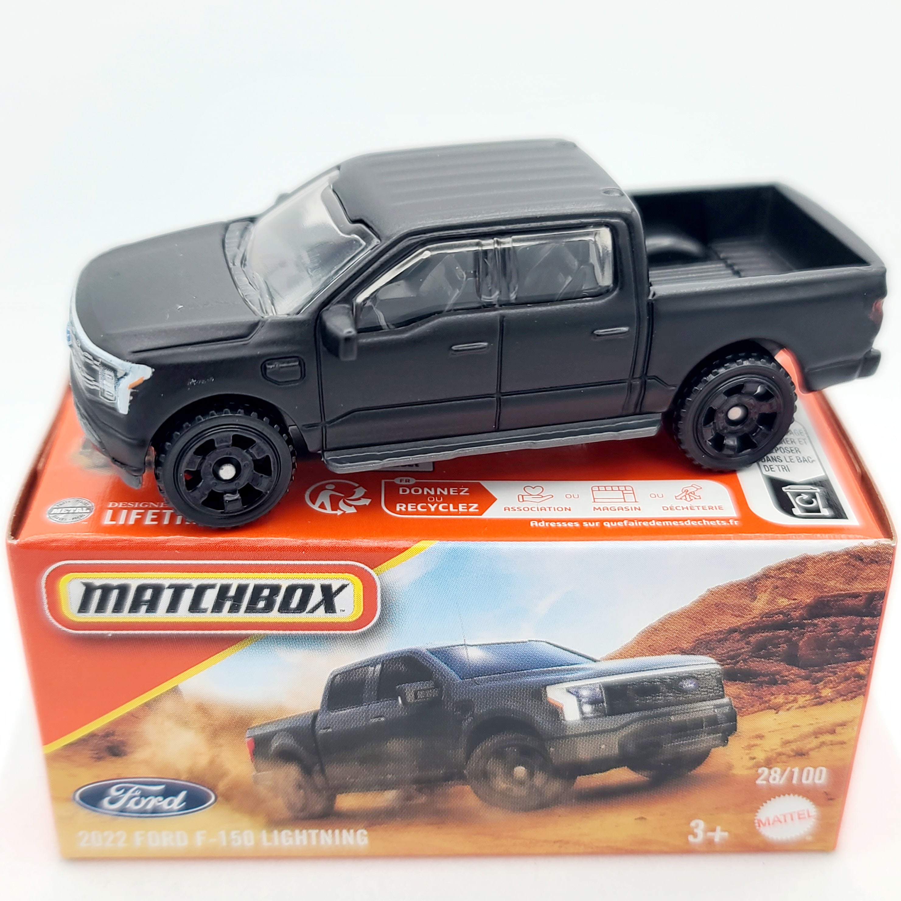 Matchbox '22 Ford F-150 Lightning (2024 Mix 12 M Basic - Power Grabs)