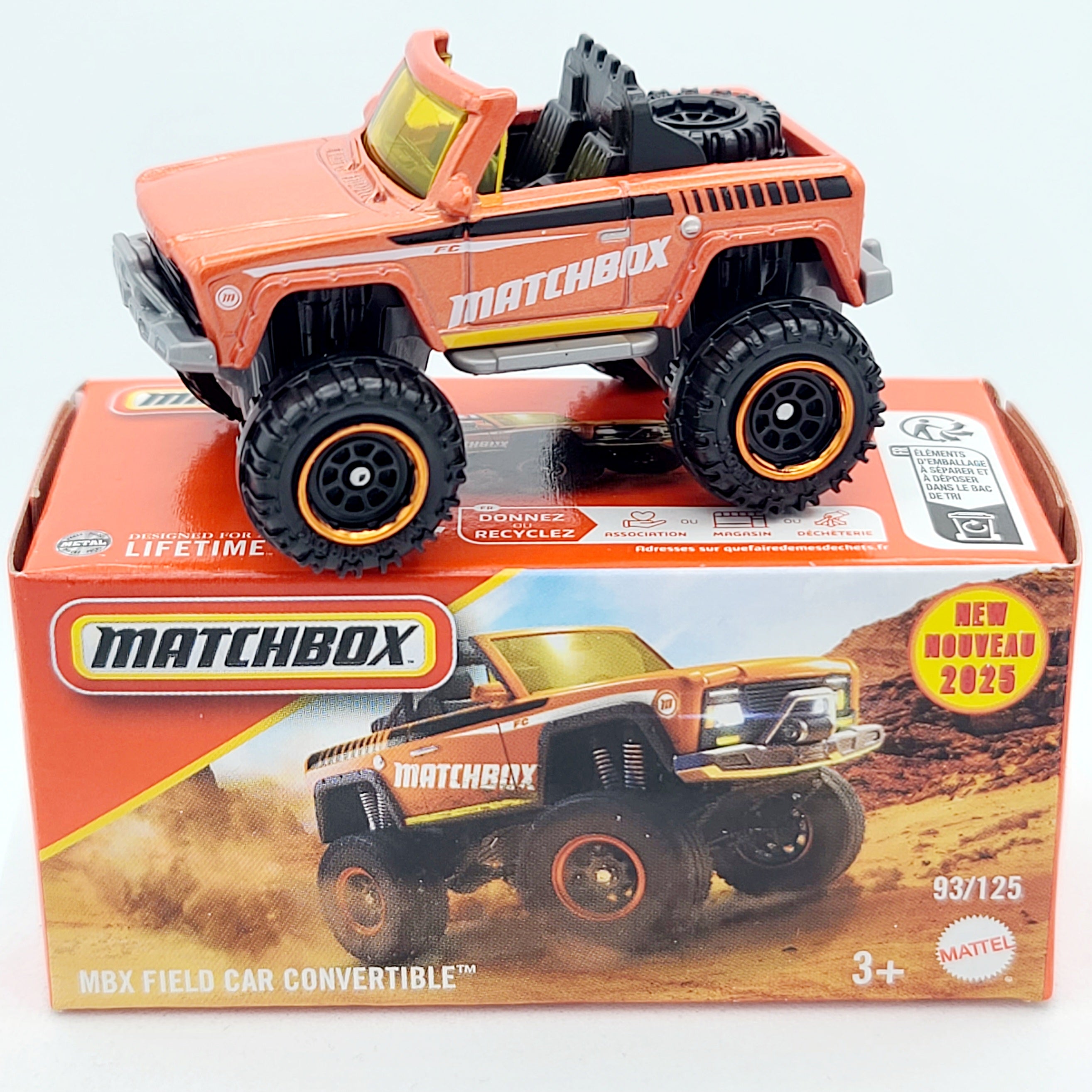 Matchbox MBX Field Car Convertible (2025 Mix 1 A Basic - Power Grabs)