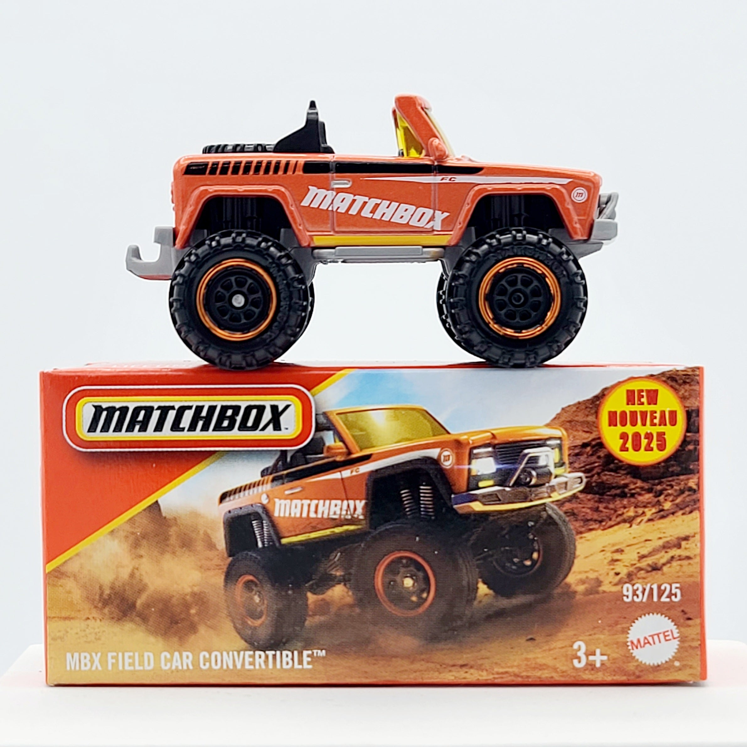 Matchbox MBX Field Car Convertible (2025 Mix 1 A Basic - Power Grabs)