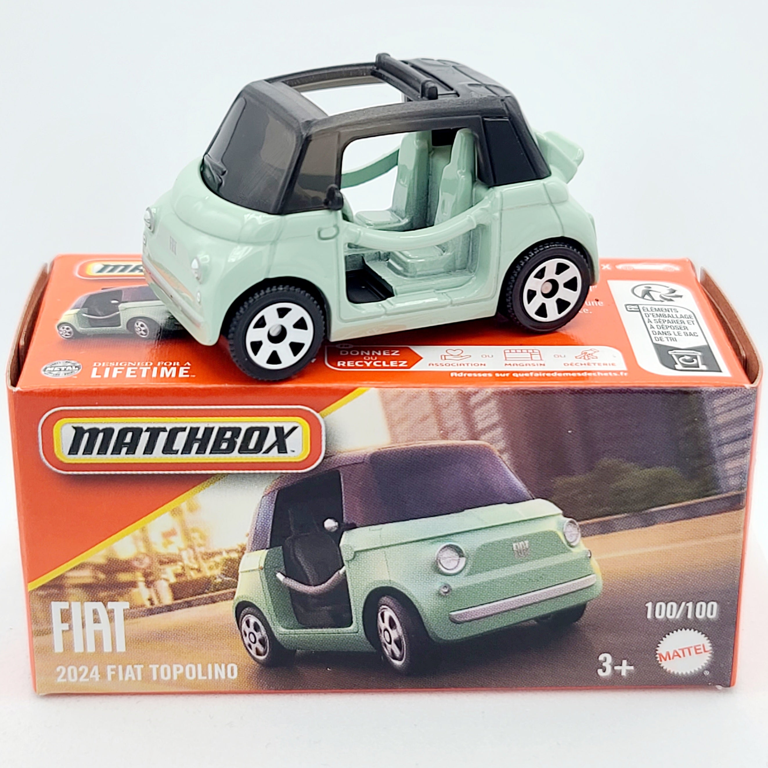 Matchbox '24 Fiat Topolino (2024 Mix 12 M Basic - Power Grabs)