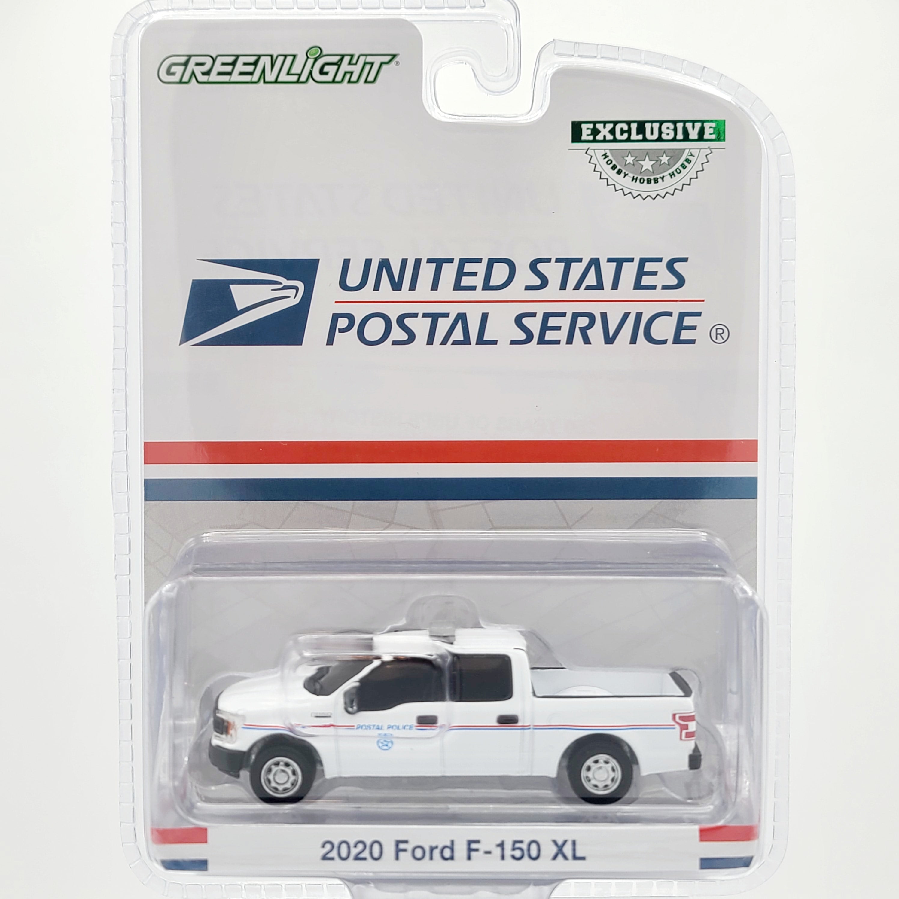 GreenLight USPS '20 Ford F-150 XL - 1:64 scale, US Postal Service (2024 Hobby Exclusive)