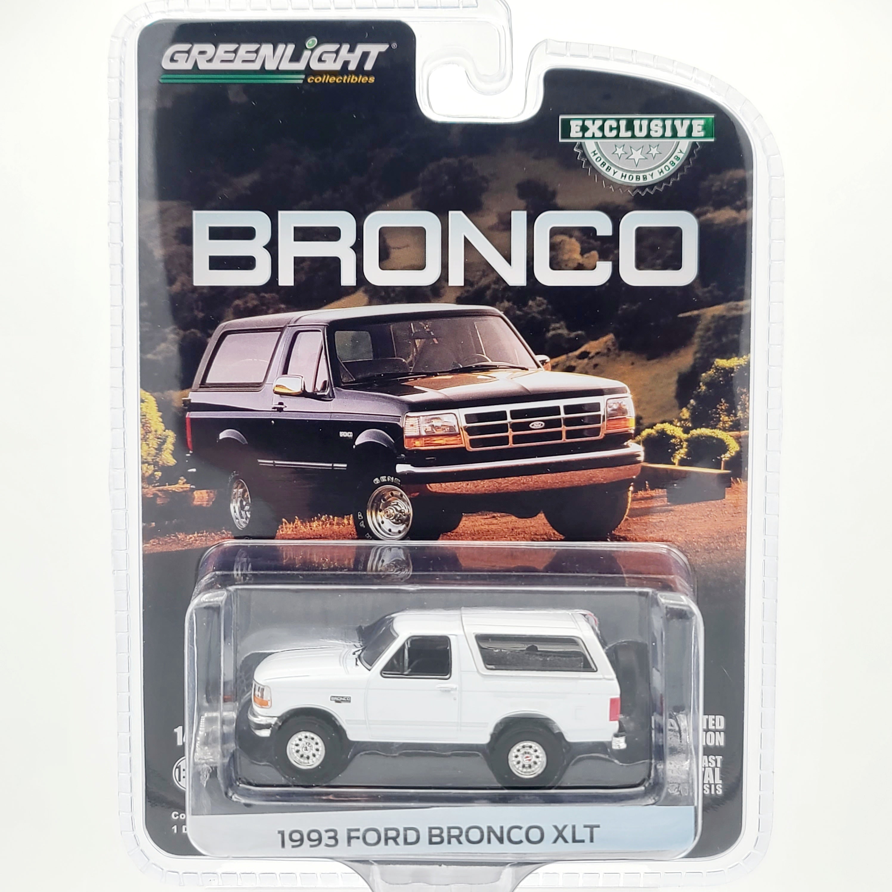 GreenLight '93 Ford Bronco XLT - 1:64 scale (2024 Hobby Exclusive)