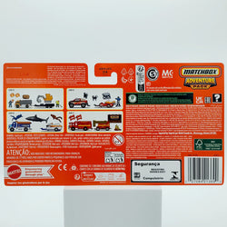 Matchbox Rapids Rescue / Jet Ski Trailer (Variation: White), MBX Ocean Rescue (2025 Adventure Pack Mix 1)