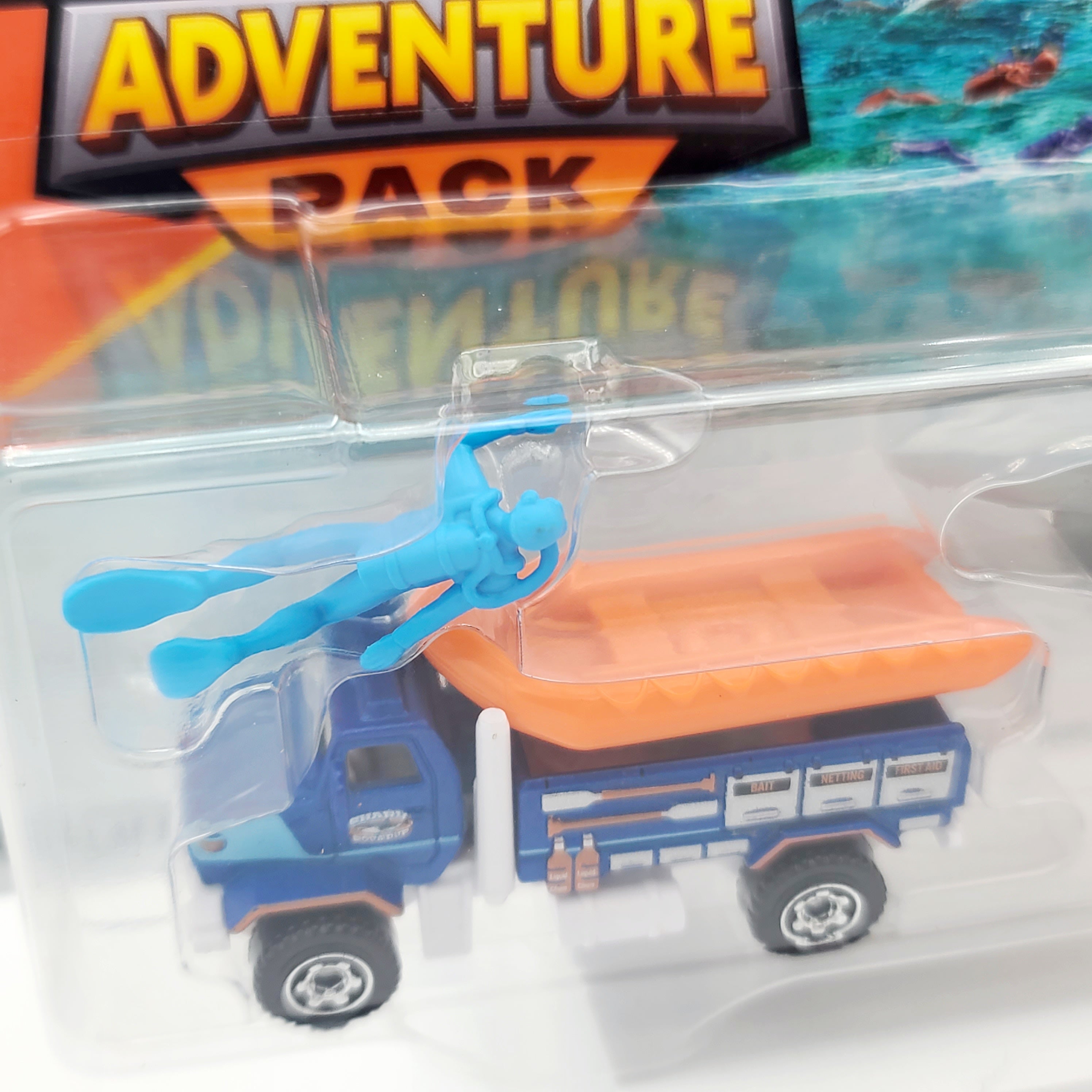 Matchbox Rapids Rescue / Jet Ski Trailer (Variation: Orange), MBX Ocean Rescue (2025 Adventure Pack Mix 1)