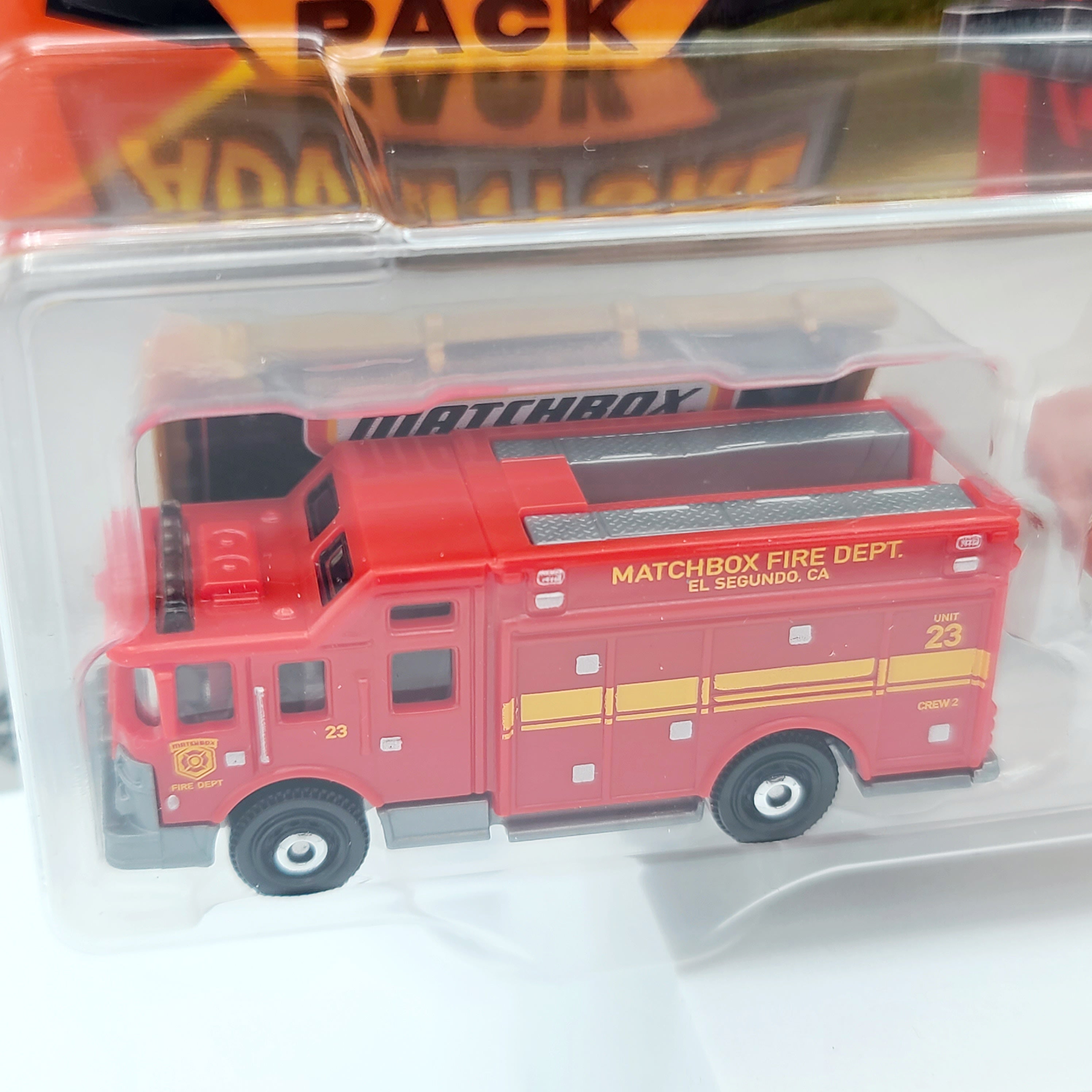 Matchbox Hazard Squad / Mobile Light Truck, MBX Fire Rescue (2025 Adventure Pack Mix 1)